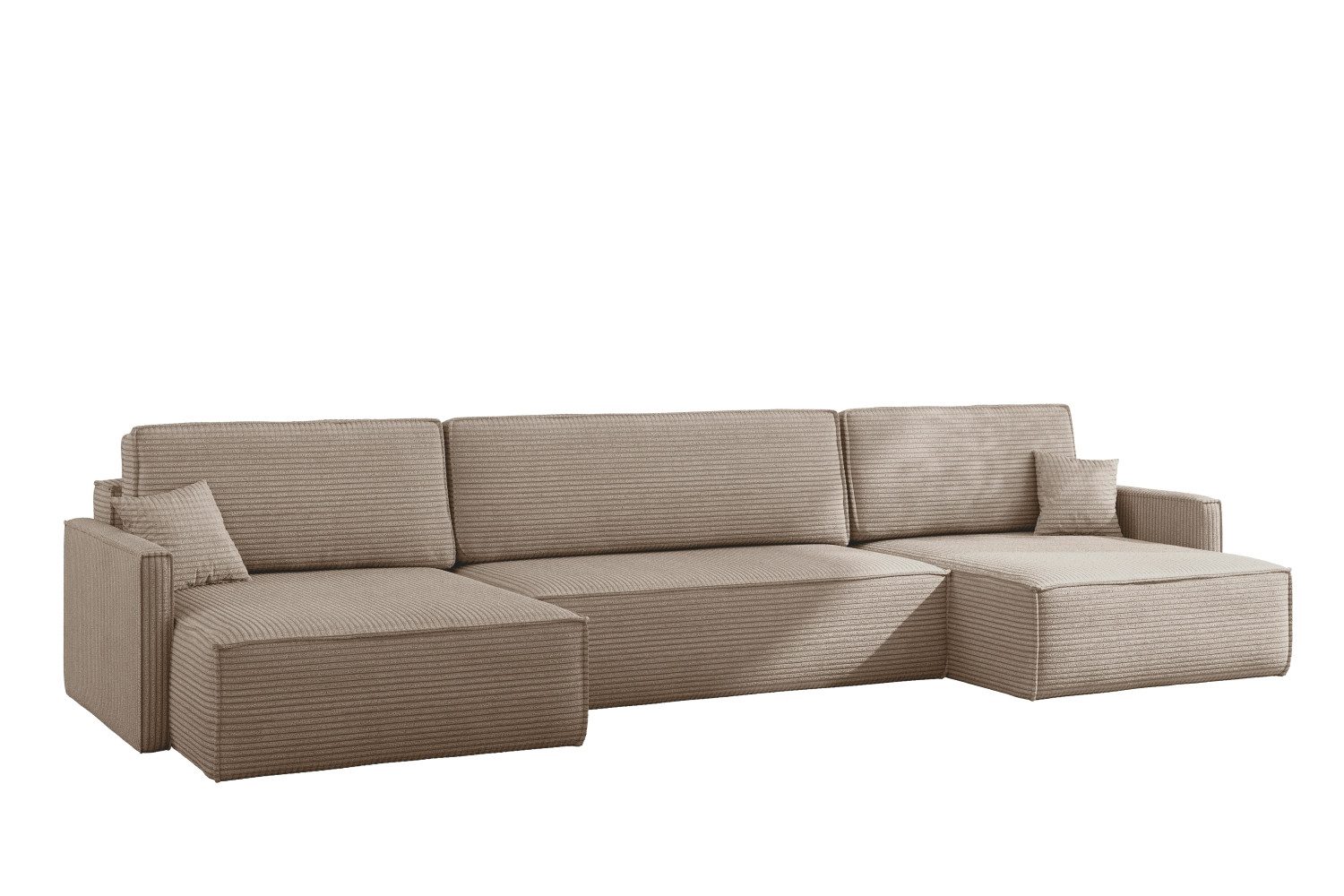 Kaiser Möbel Ecksofa Ecksofa Carlos U-Form Bettkasten Stoff Salvador Und Poso