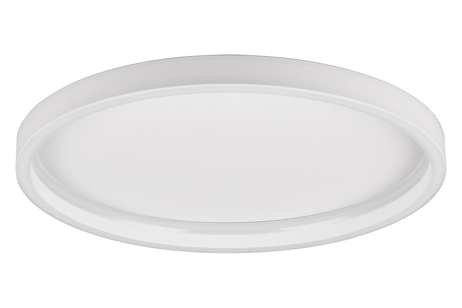 Reality Leuchten LED Deckenleuchte ROTONDA, 1-flammig, Ø 35 cm, Weiß, Metall, LED fest integriert, Warmweiß, LED Deckenlampe