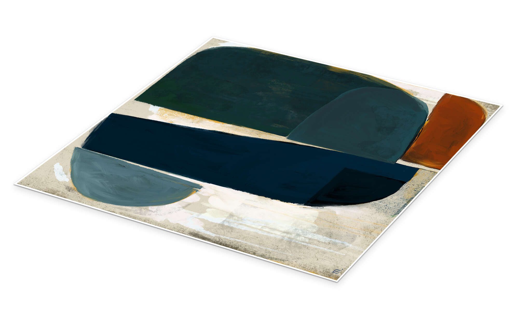 Posterlounge Wandbild Square Abstract Composition II, Marco Marella, erhältlich als Poster, Leinwandbild, Wandsticker oder Acrylglasbild