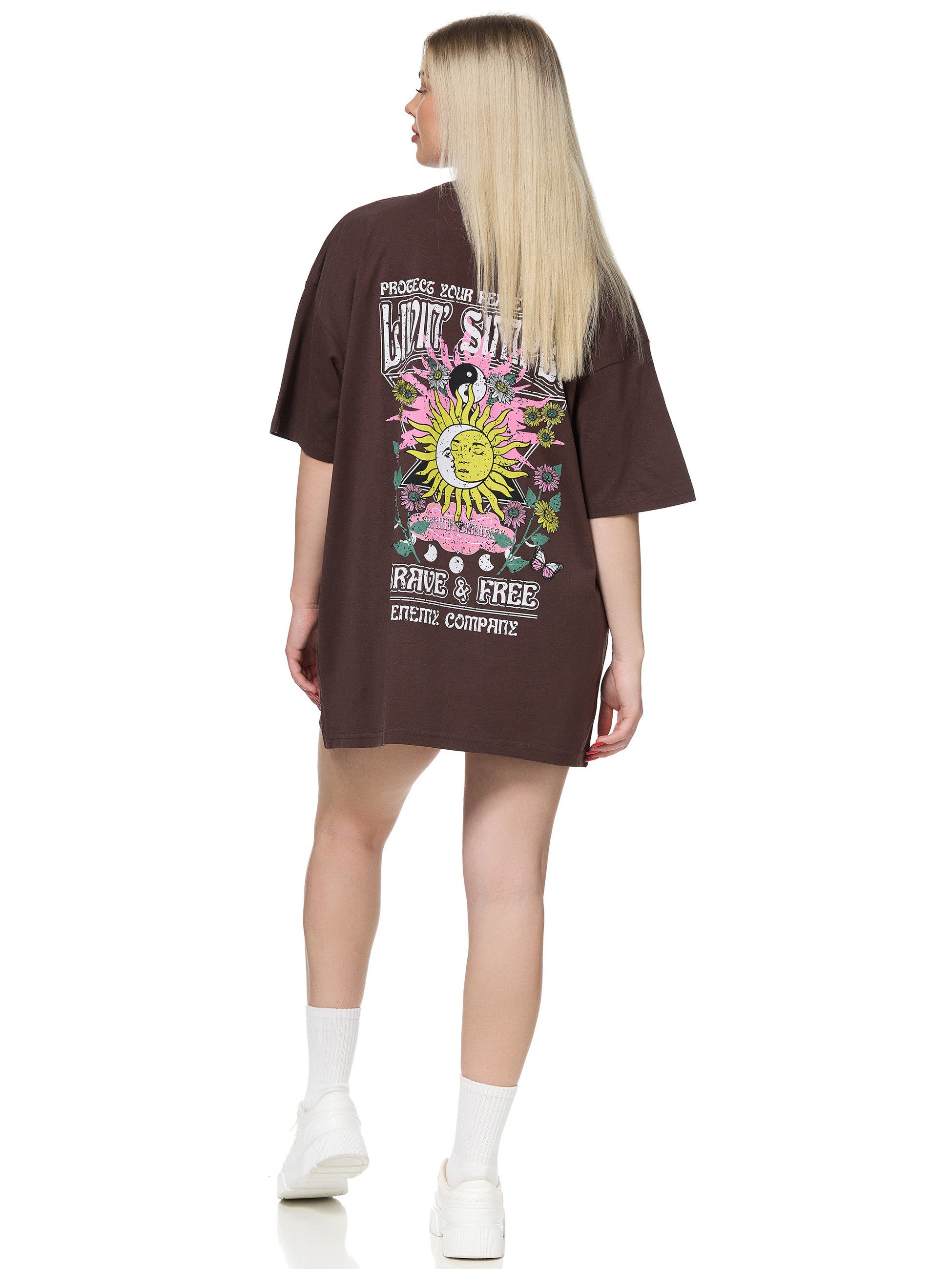 Worldclassca T-Shirt Worldclassca Oversized Print LIVIN günstig online kaufen