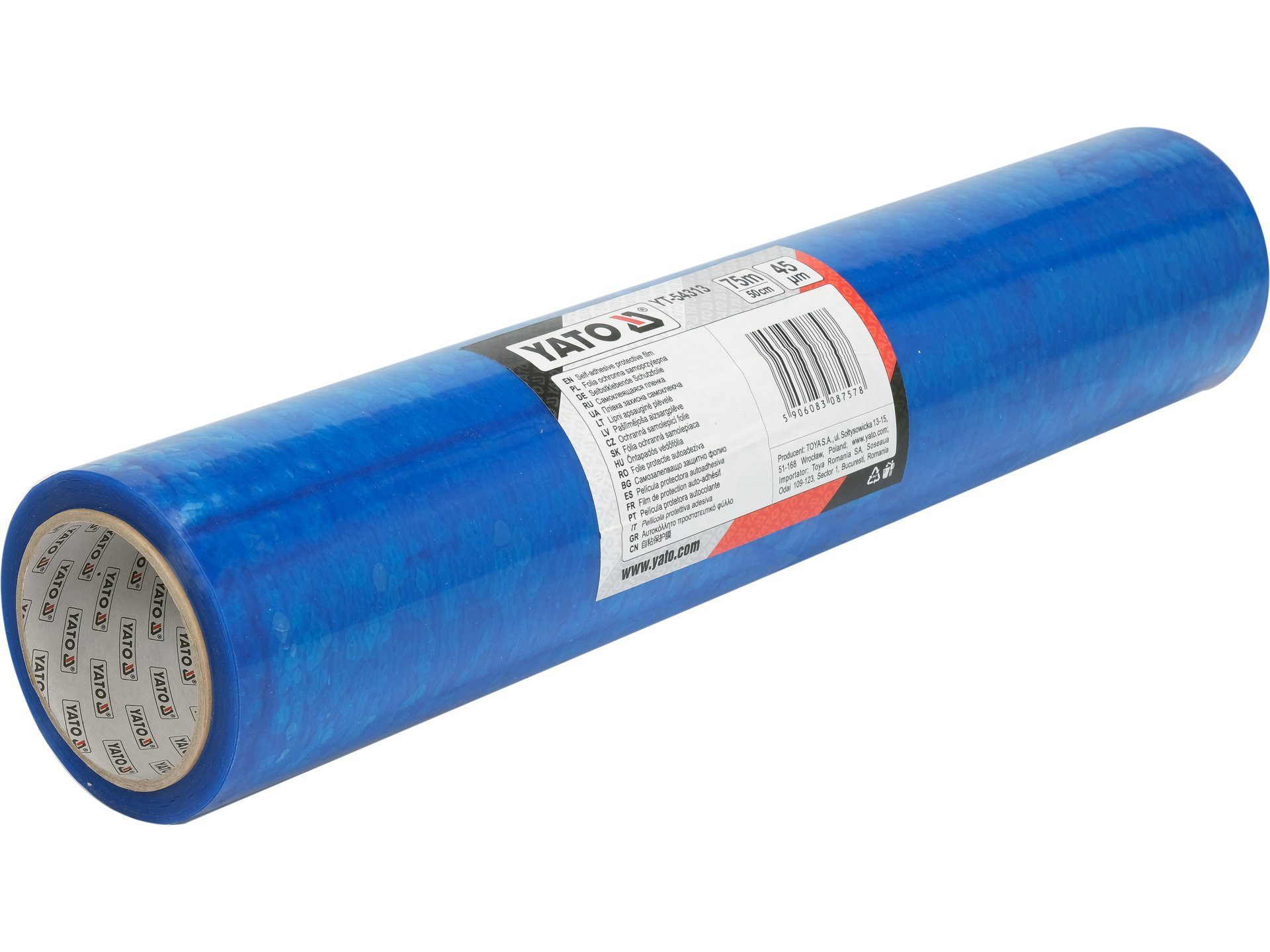 TRIZERATOP Abdeckfolie Selbstklebende Schutzfolie 50 cm x 75 m, klebend