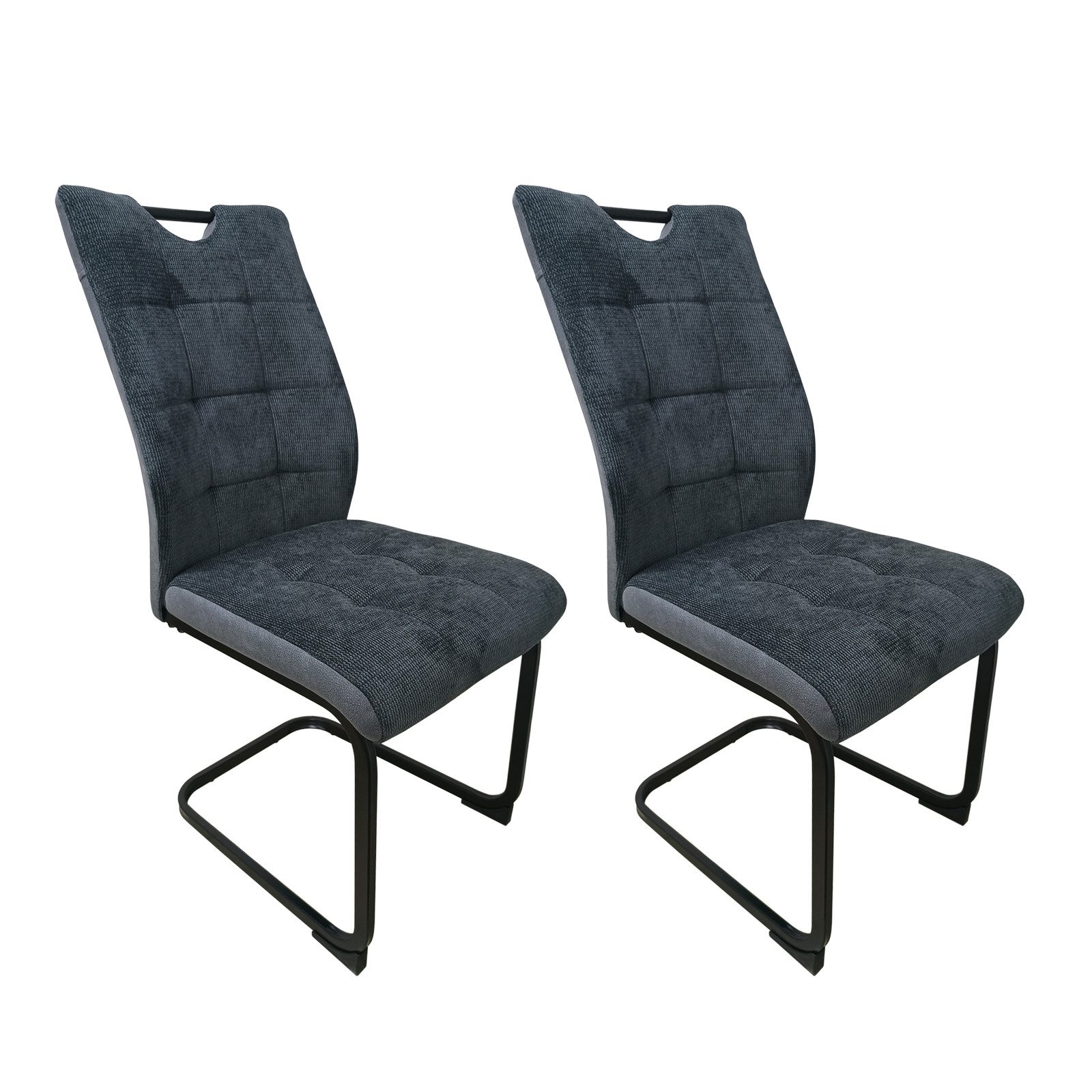 HTI-Living Esszimmerstuhl Schwingstuhl Mateo Grau 2er-Set (Set, 2 St), Essz günstig online kaufen