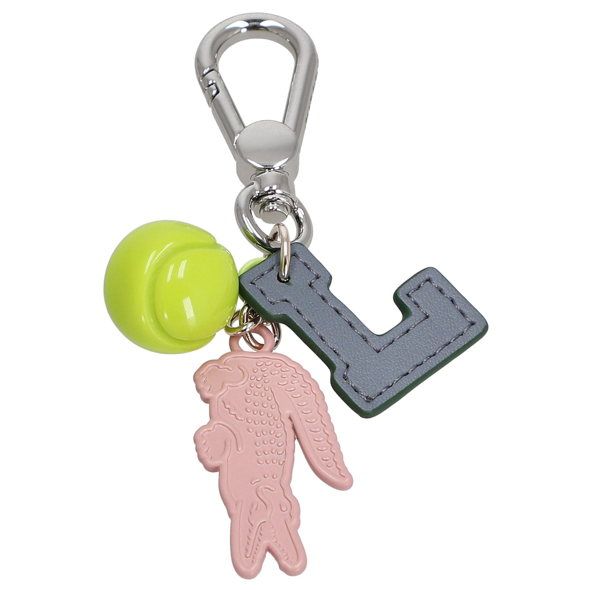 Lacoste Schlüsselanhänger Tennis L Croc Charm - Schlüsselanhänger (l-ball-croc)