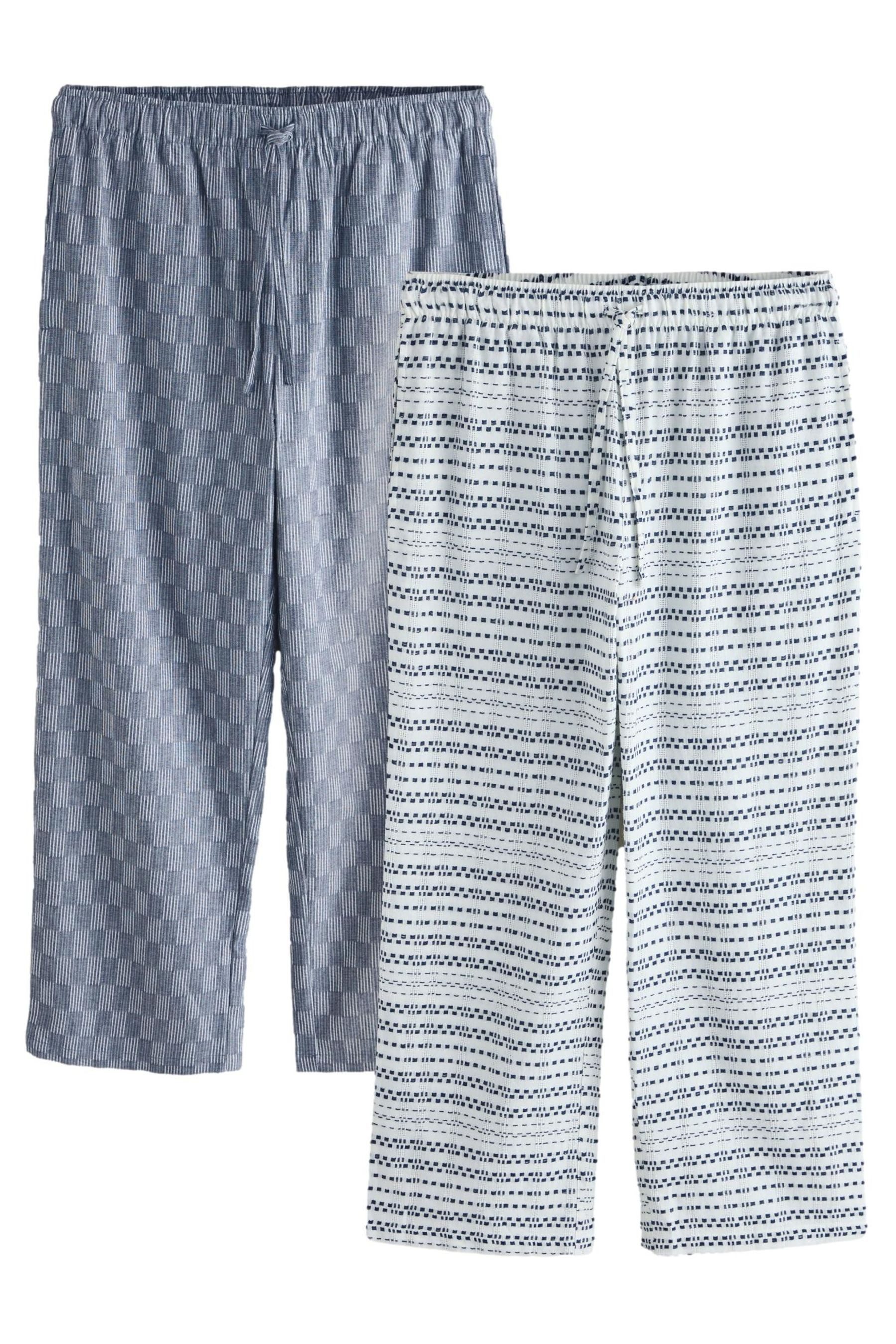 Pyjamahose Karierte Schlafanzughosen im 2er-Pack