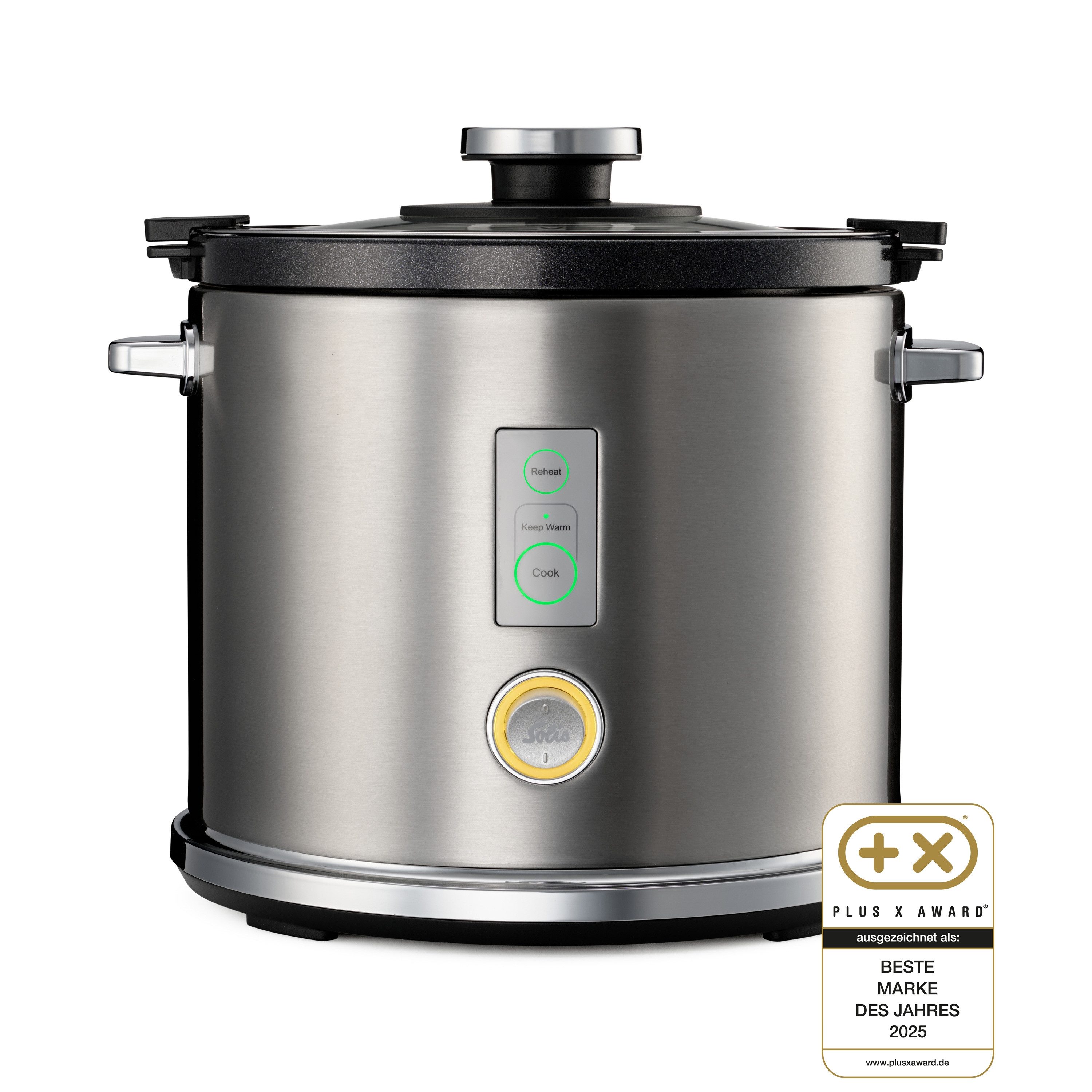SOLIS OF SWITZERLAND Рисоварка Rice Cooker Multi, Typ 8162, 650 W, Dampfgar- und Warmhaltefunktion, 1,2 L Volumen, beschichtet