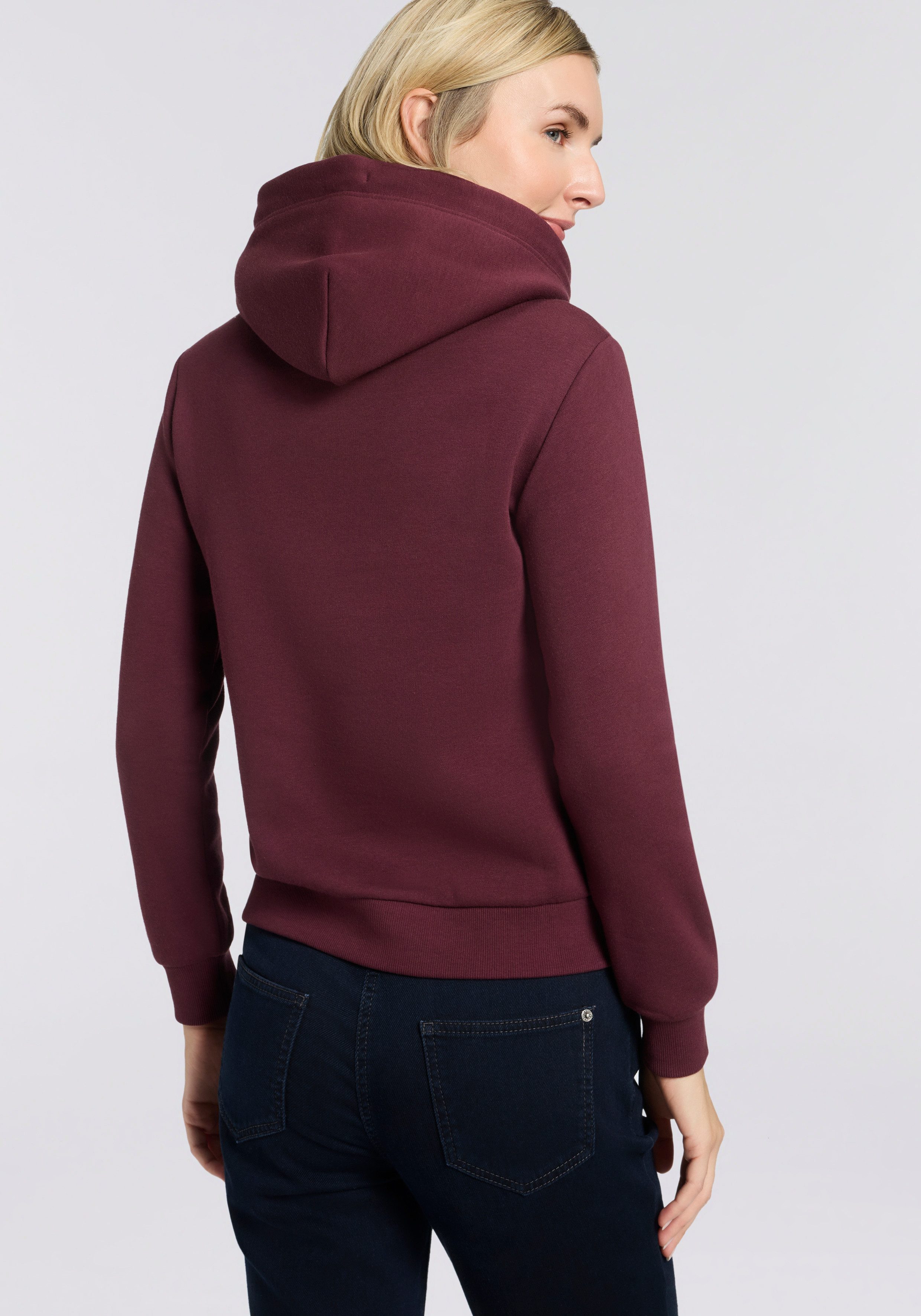 Gant Hoodie REG TONAL SHIELD HOODIE Ton in Ton Stickerei, Rippbündchen günstig online kaufen