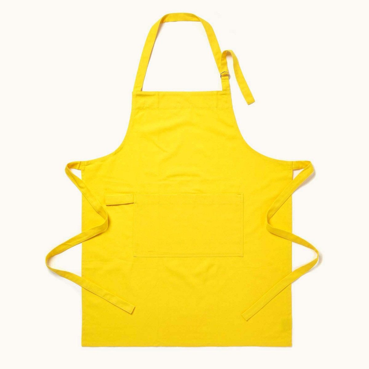 Homescapes Kochschürze Kochschürze gelb – 100% Baumwolle