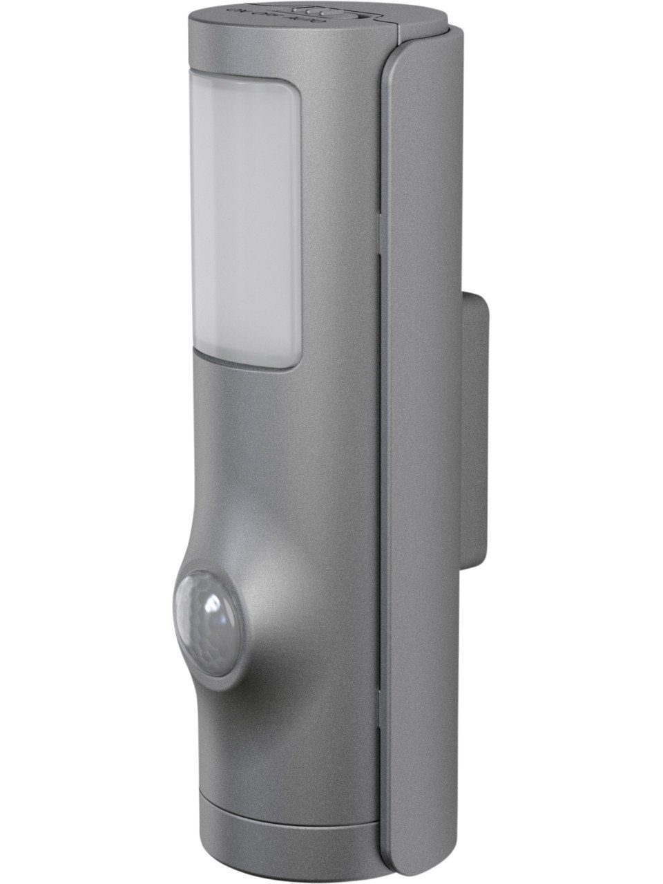 Ledvance Nachtlicht Ledvance LED Nachtlicht Nightlux Torch silber, Inkl. Leuchtmittel, Nicht dimmbar nicht Smart Home-fähig ohne Bewegungsmelder