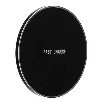 COFI 1453 Induktives Ladegerät Schwarz Rund Wireless Charger Qi Wireless Slim Wireless Charger