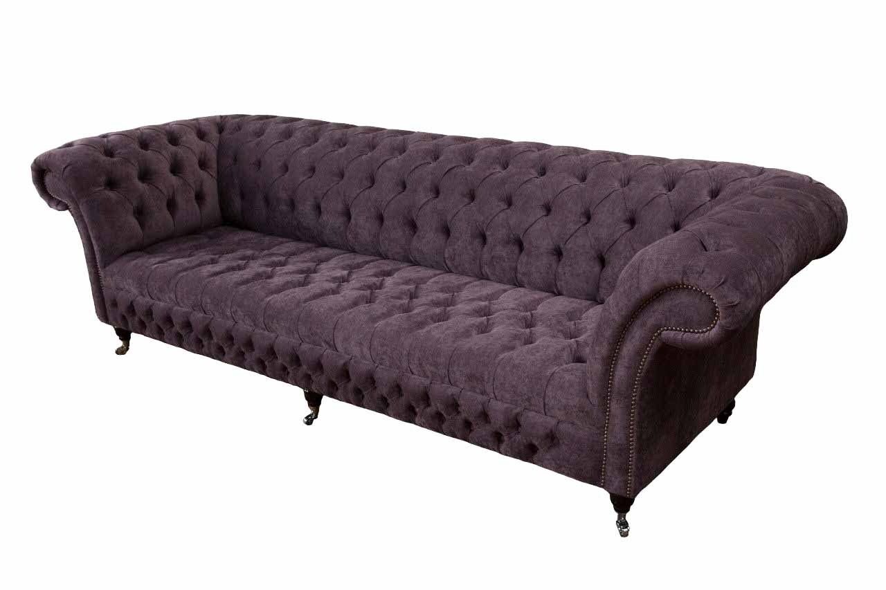 In Luxus Sofa Sitzer Chesterfield Couch Europe 4 Polster Sofa Textil Neu, Design Sofas Made JVmoebel