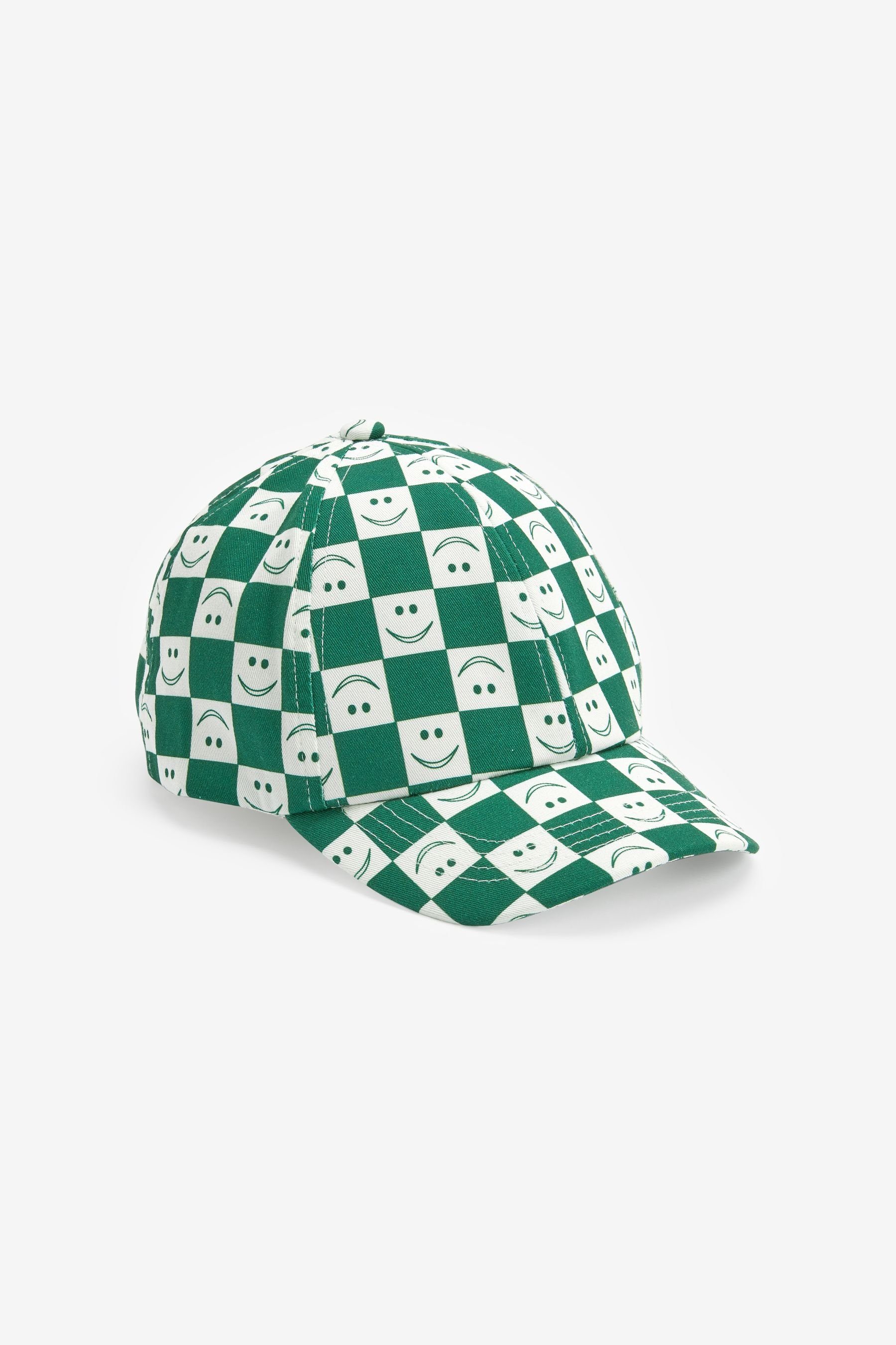 Next Baseball Cap Cap (1-St) Green Checkerboard