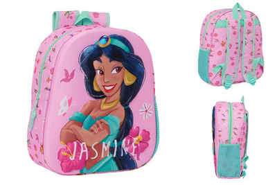 Princesses Disney Kinderrucksack Disney Kinderrucksack 3D Princess Jasmine Rosa 27 x 33 x 10 cm
