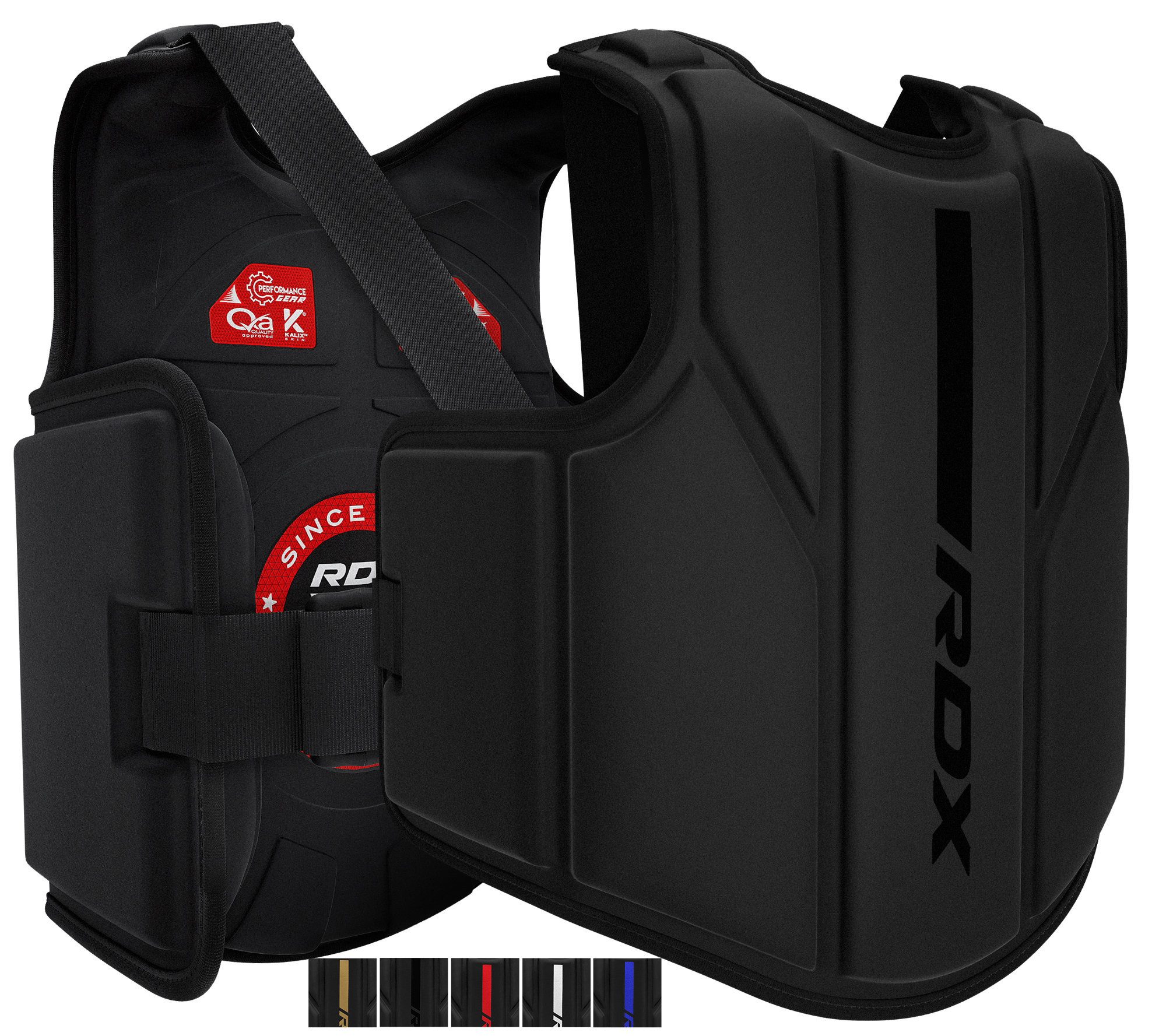 RDX Sports Brustprotektor RDX Body Protection Martial Arts, Chest Guard Bauchschutz Kickboxen