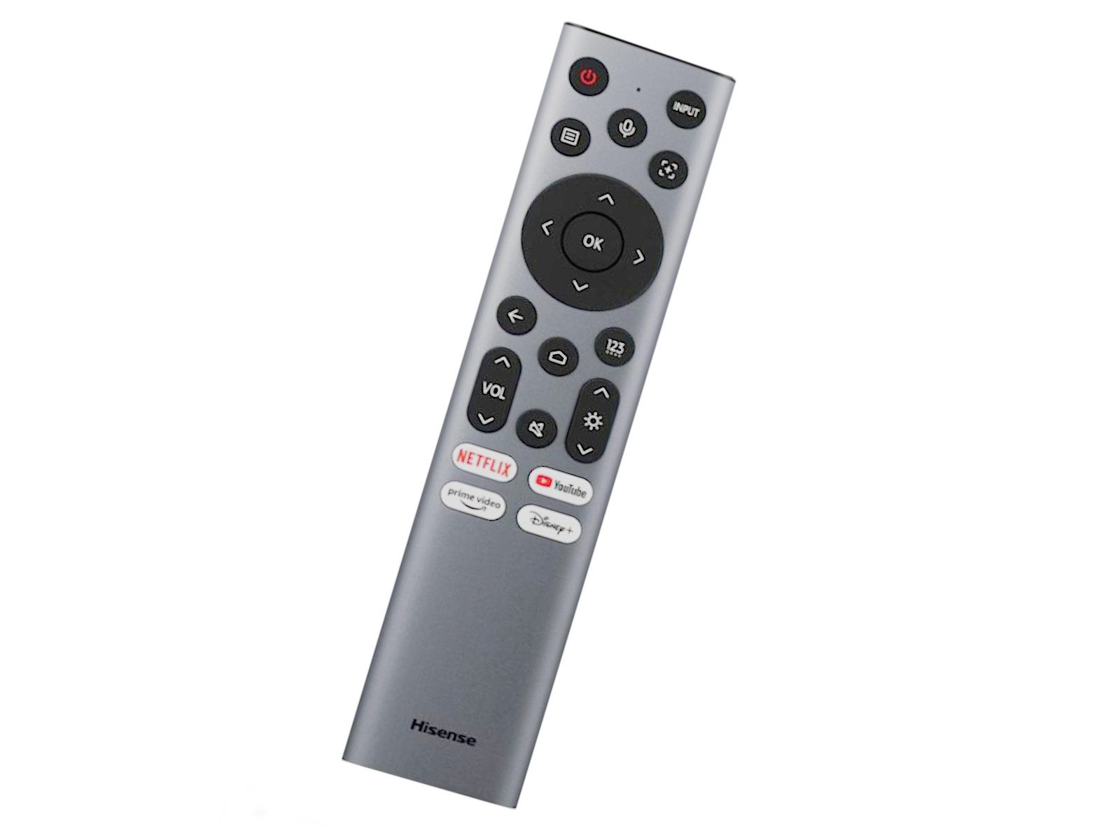 Hisense ERF6A82, HT361247 Fernbedienung (Bluetooth, Sprachsteuerung, Streaming-Tasten)