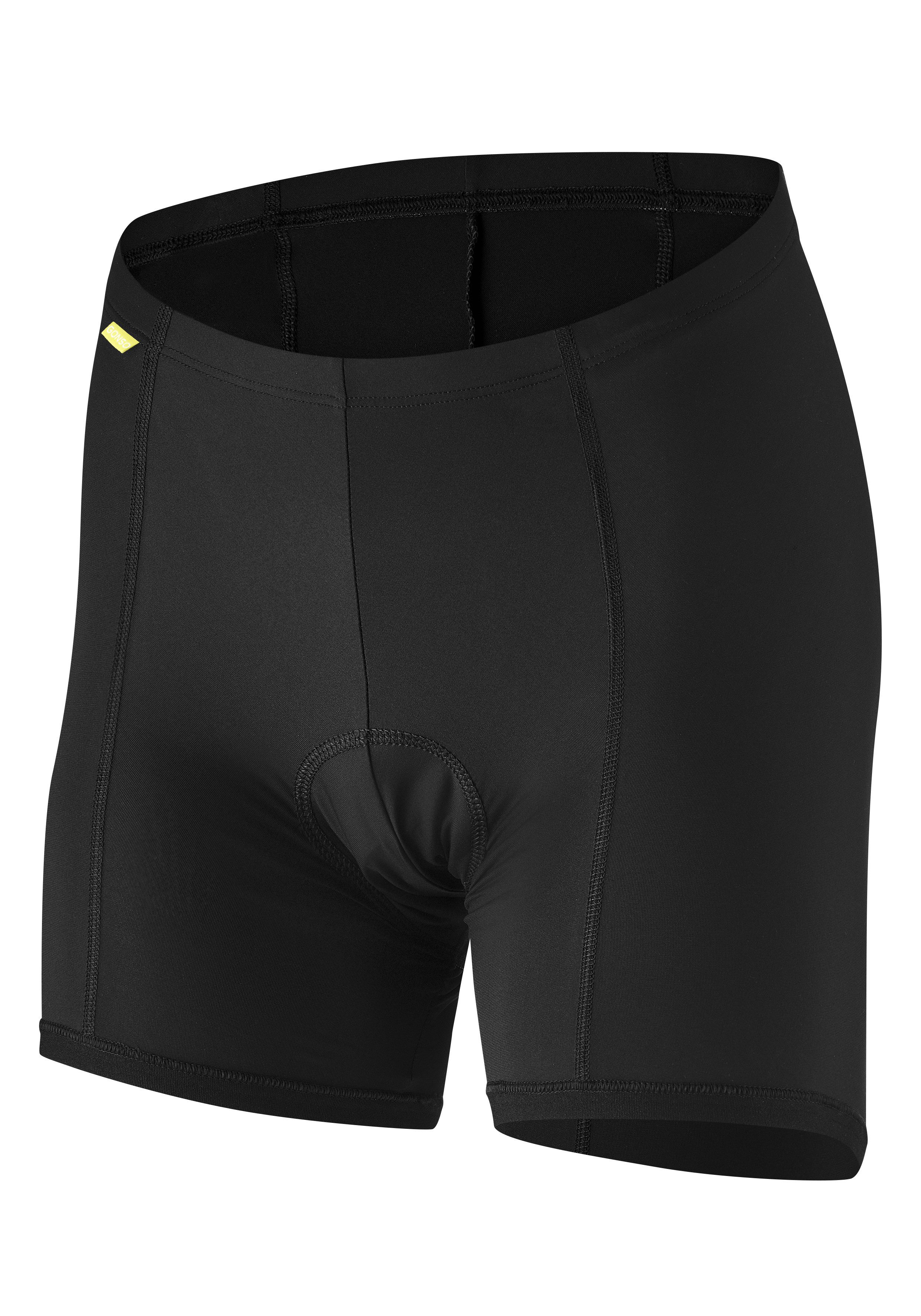 Gonso Fahrradhose Sitivo U W Damen Fahrradunterhose, Radhose mit speziellem Sitzpolster, Tight Fit