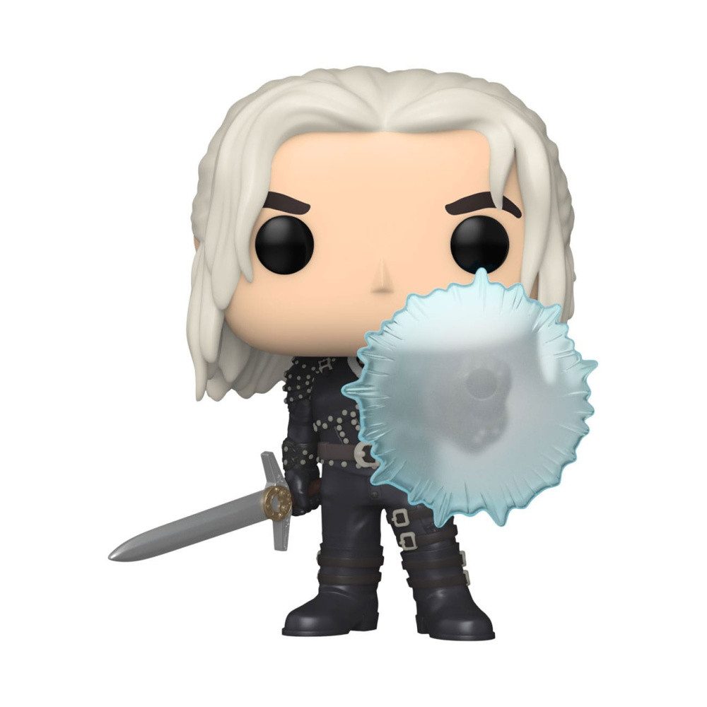 Actionfigur The Witcher POP! TV Vinyl Figur Geralt (Shield) 9 cm