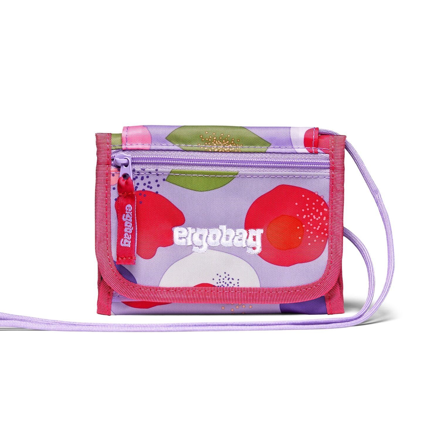 ergobag Schulranzen Brustbeutel BlütenzauBär (1 Stück), Münzfach, Fahrkartenfach