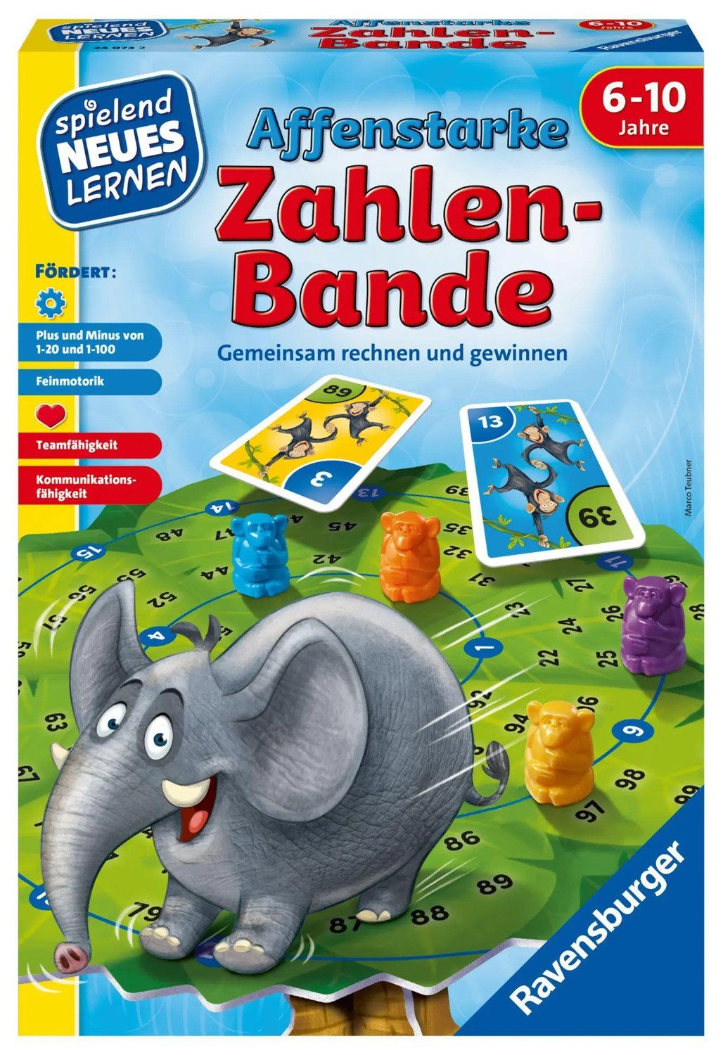 Ravensburger Spiel Affenstarke Zahlen-Bande