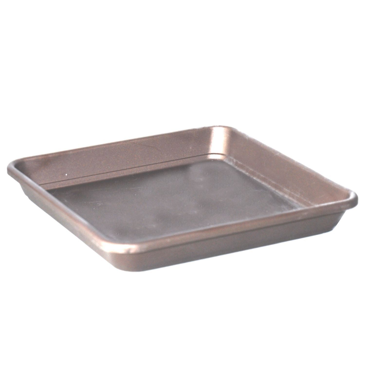 INNA-Glas Topfuntersetzer Blumentopf Untersetzer TOULA, aus Kunststoff, taupe, 26x26x4cm