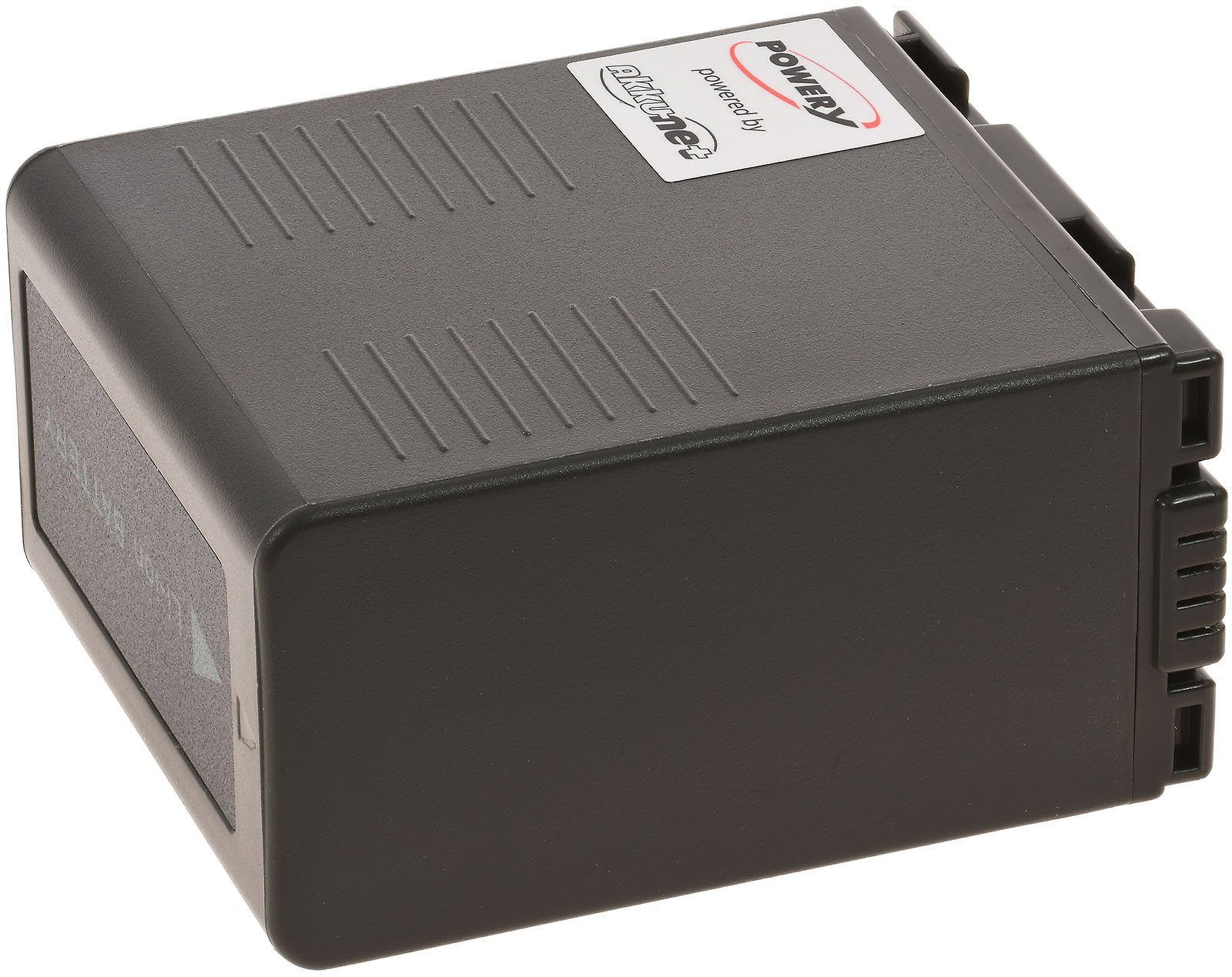 mAh (7.4 AG-DVX100BE Panasonic 5400 Kamera-Akku für V) Akku Powery