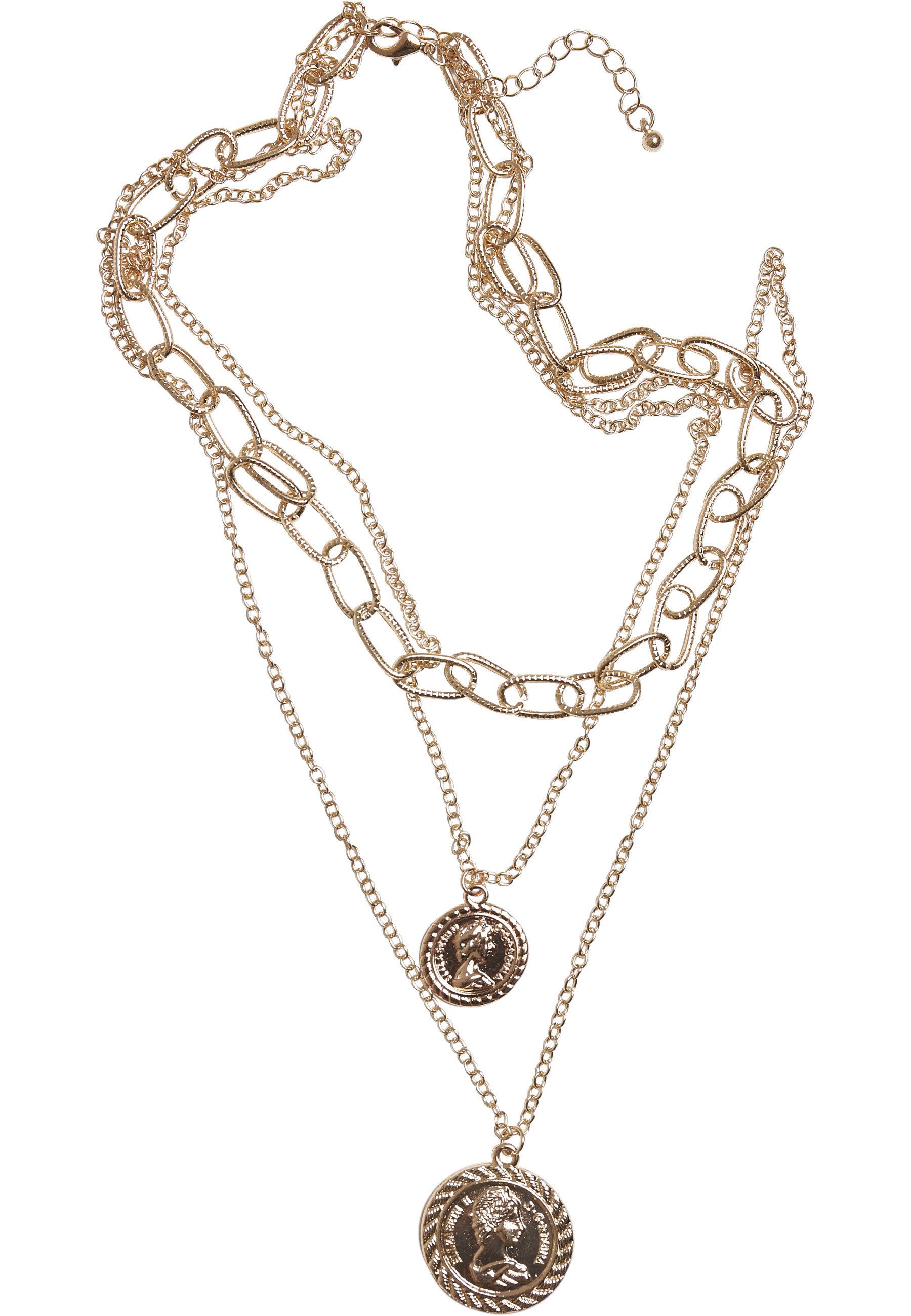 URBAN CLASSICS Edelstahlkette Urban Classics Unisex Patricia Layering Neckl günstig online kaufen
