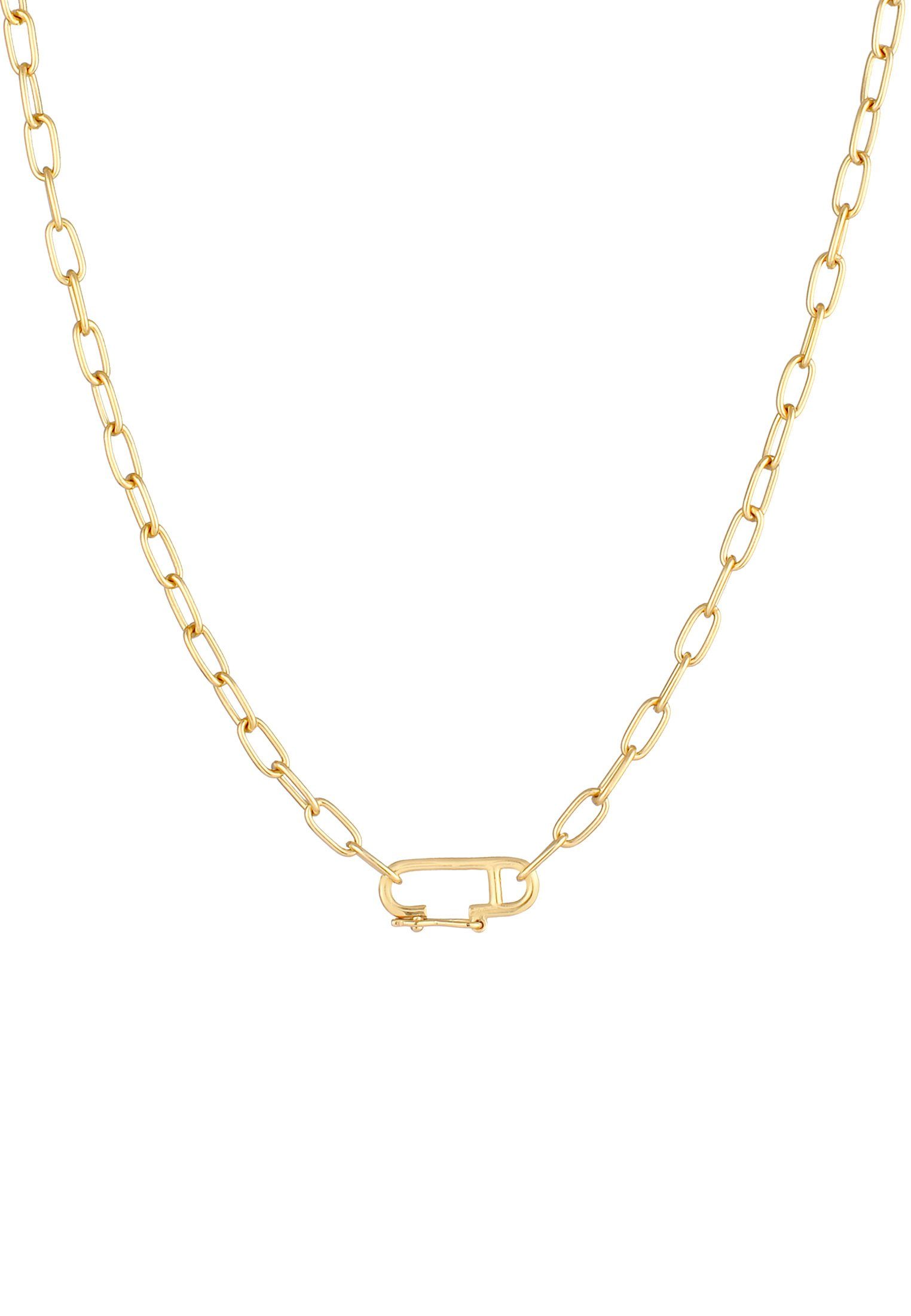 Elli Kette mit Anhänger Gliederkette Oval Verstellbar Basic 925 Silber, Sic günstig online kaufen