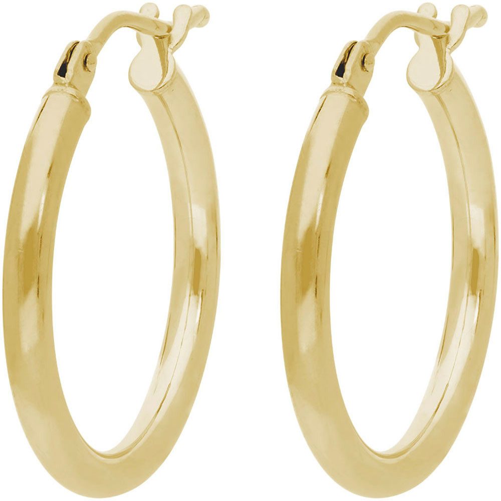 Firetti Paar Creolen Schmuck Geschenk Gold 585 Ohrschmuck Ohrringe