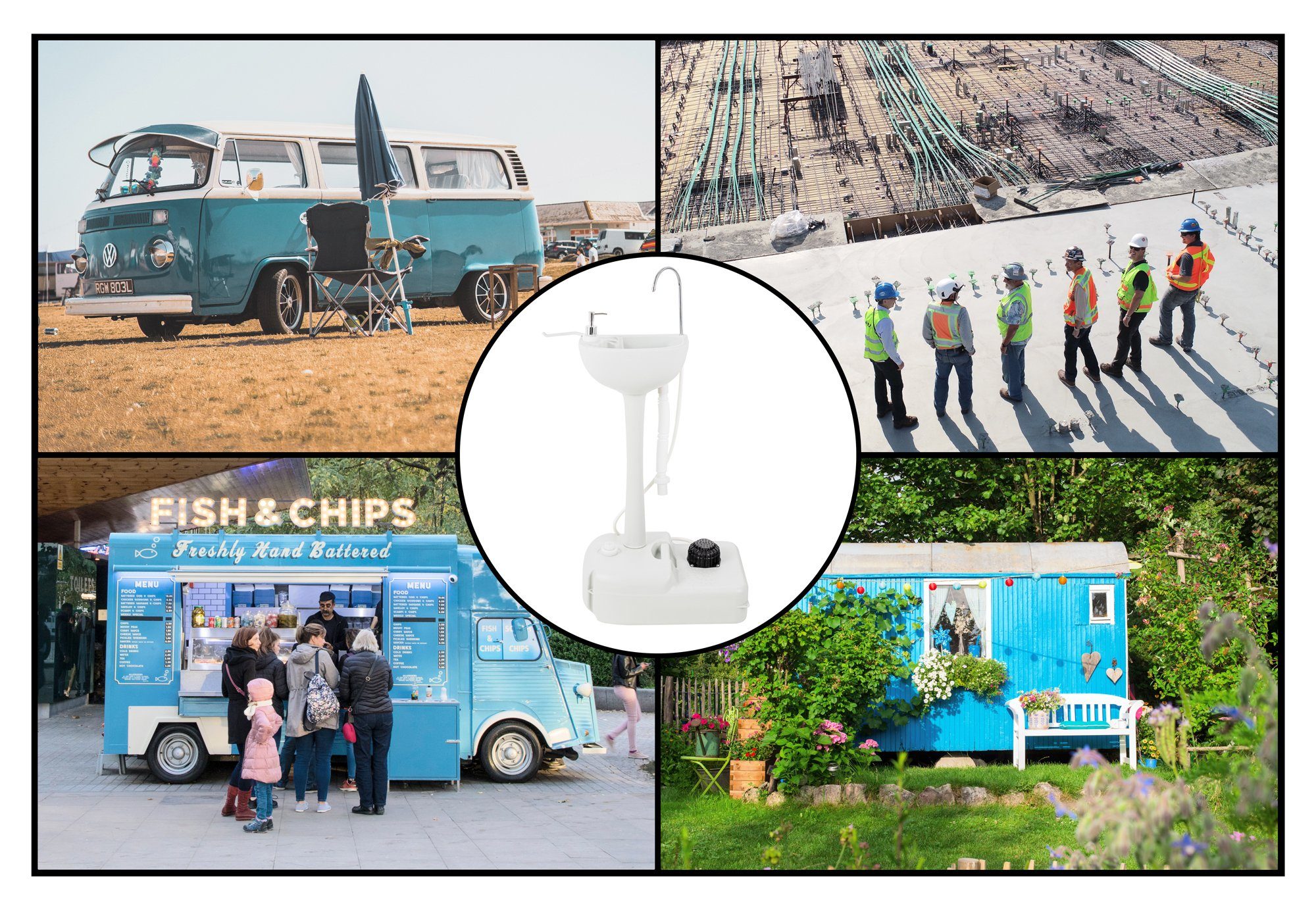 Stagecaptain Waschbecken PSW-17 Portables Festival Camping-Waschbecken günstig online kaufen