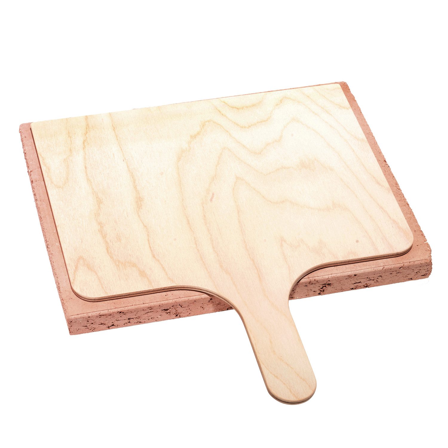 Beefer Pizzastein Beefer Pizzastein mit Schieber für Beefer XL und Beefer XL Chef, Holz