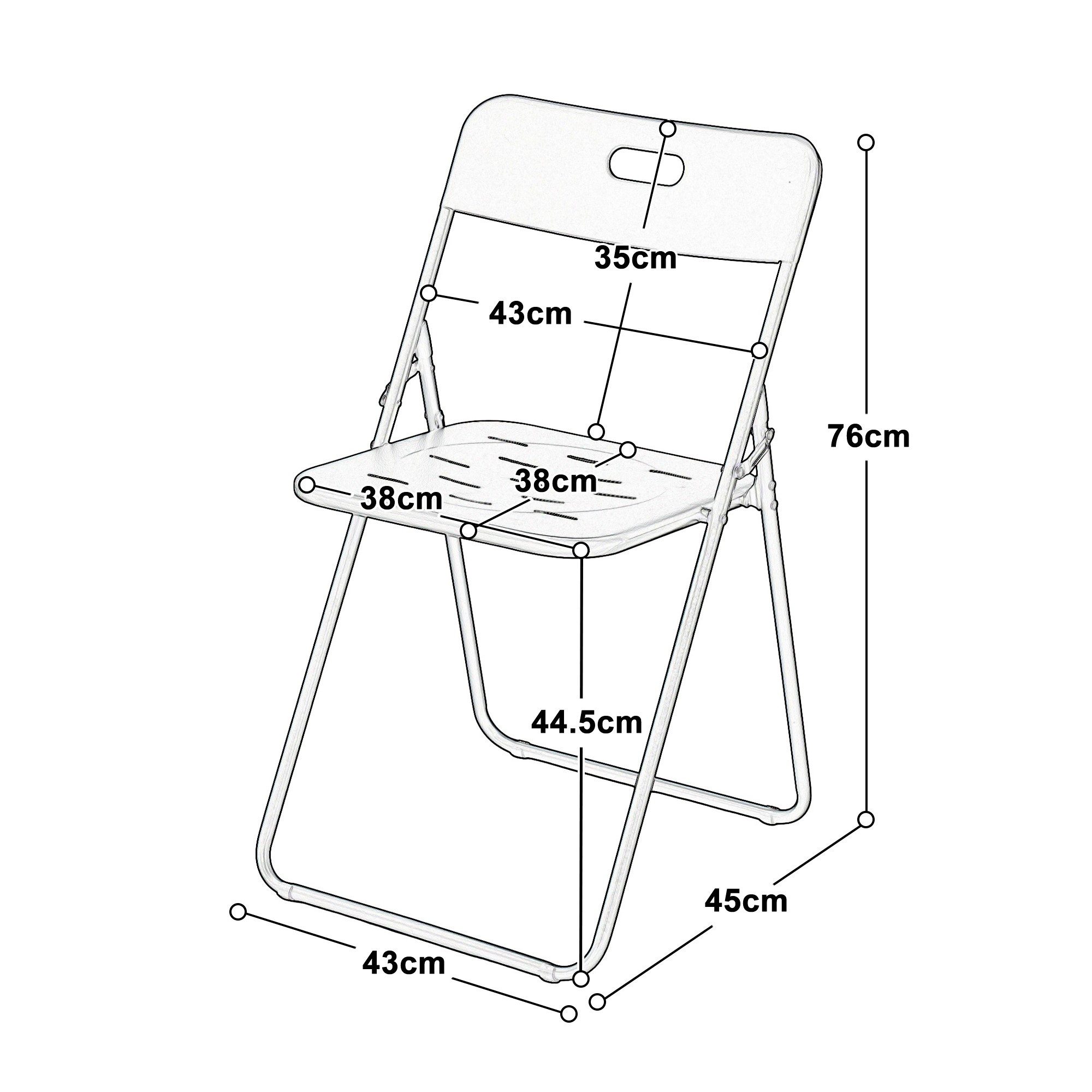 LVHOM Balkonset Gartenmöbel Bistro/Terrasse Set, klappbar, wetterfest, 2 Personen, (rutschfeste Stuhlfuß, durchbrochene Sitzfläche/Tischplatte, Metall, Belastbarkeit des Tisches: 20kg/Stühle: 120kg, ohne Montage), Balkon, Gartenessen, Arbeitszimmer, Cafés,temporäres Set für Messen