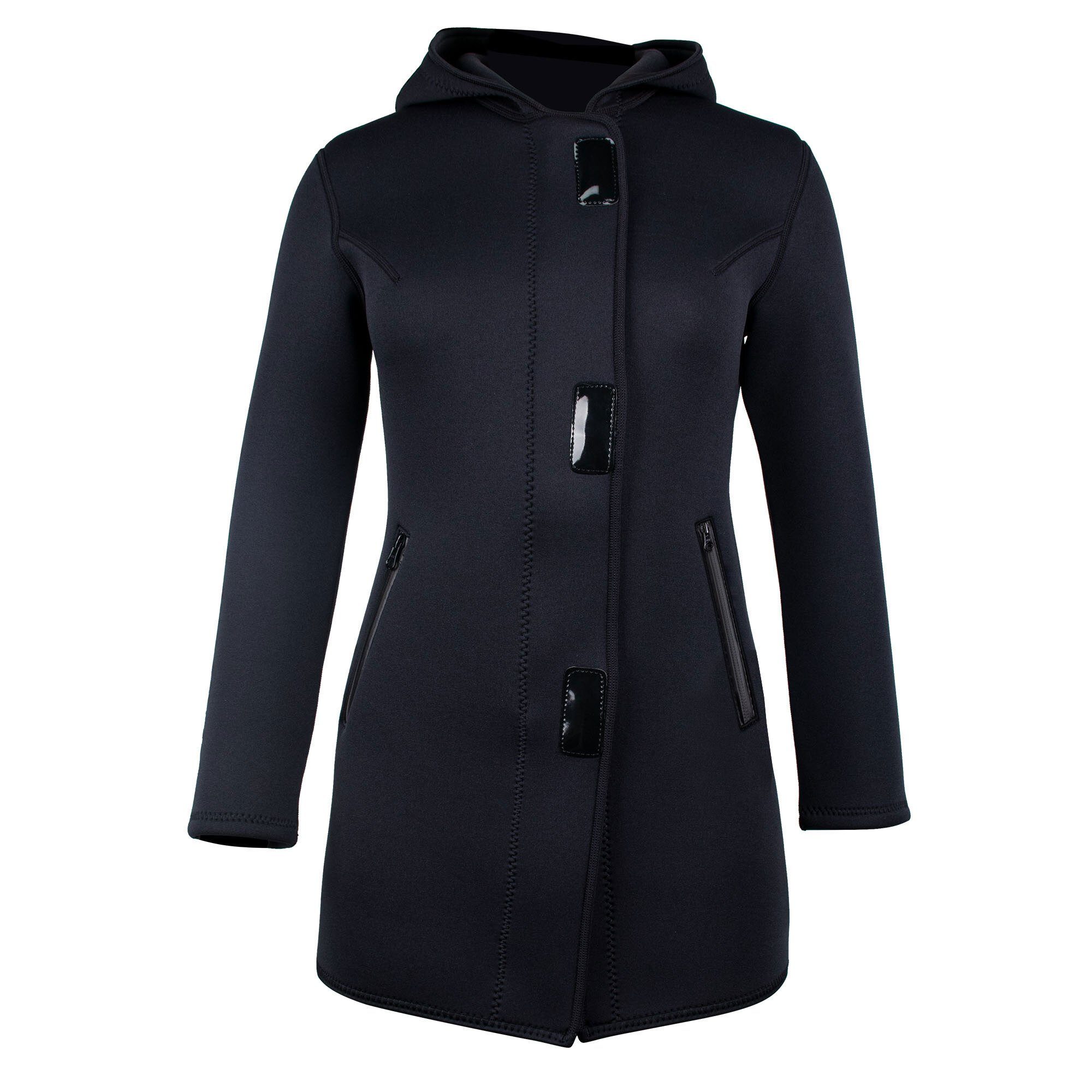 YEAZ Neoprenmantel NEOCOAT FEMALE Neoprenmantel (1-tlg) Neoprenmantel
