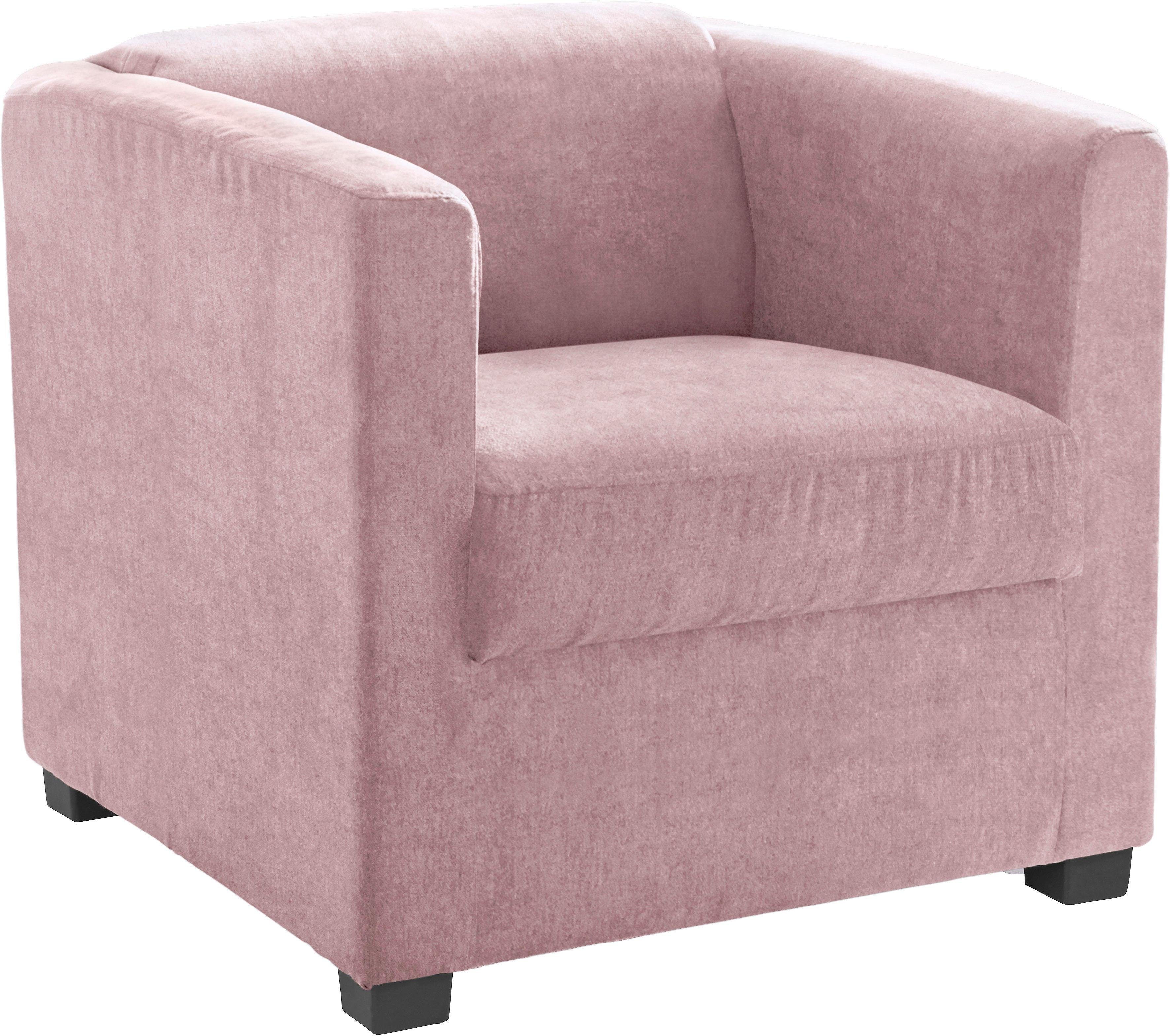 Home affaire Sessel Bob Cocktailsessel, Clubsessel, Loungesessel, in verschiedenen modernen Farben und Qualitäten