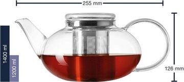 LEONARDO Teekanne MOON, 1,2 l, 1200 ml, herausnehmbares Teesieb
