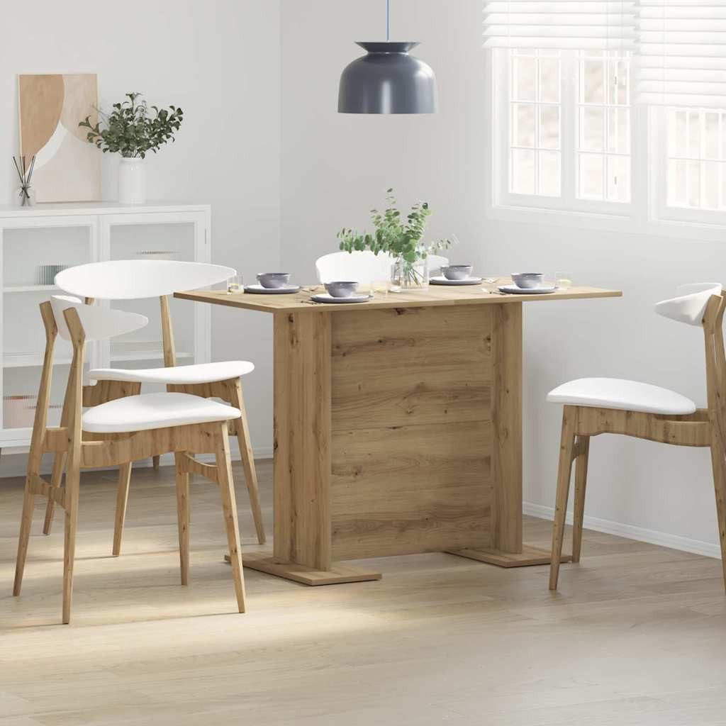 vidaXL Esstisch Esstisch 110 x 60 x 75 cm Holzwerkstoff Artisan-Eiche (1-St)