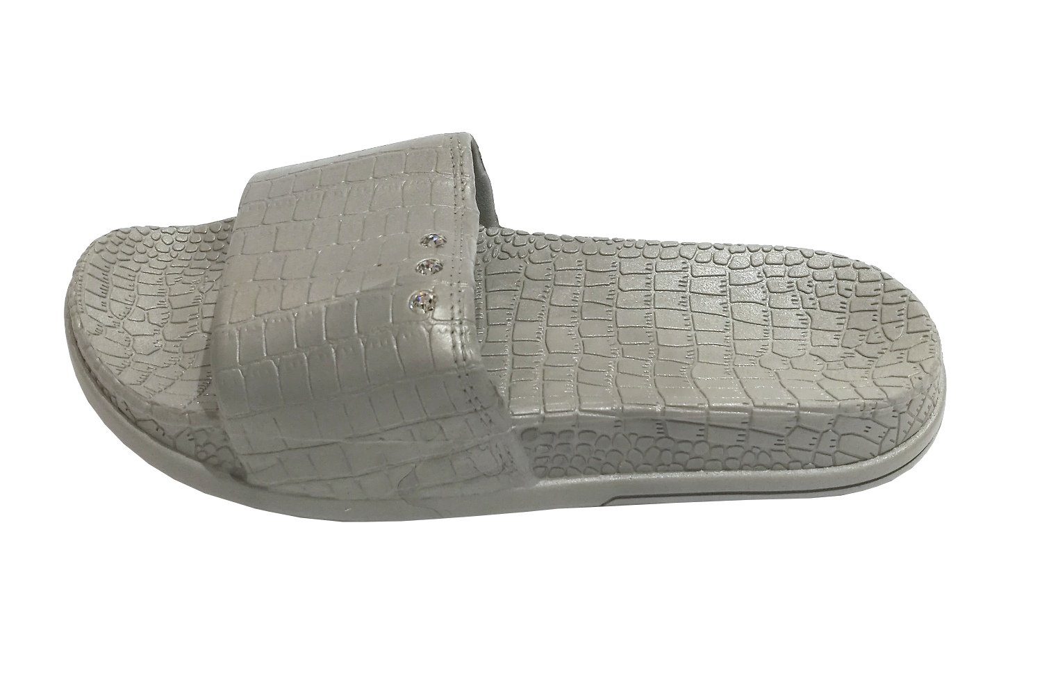 Linea Scarpa Linea Scarpa AMELAND Badeschuhe Damen Fußbett-Pantolette Kroko-Optik Badeschuh