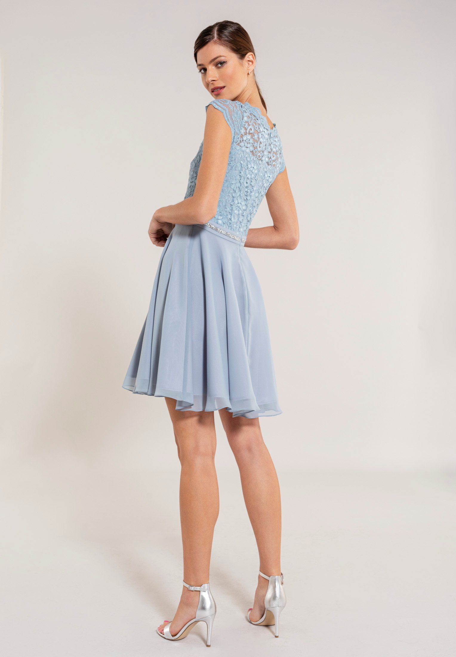 hellblau SWING Cocktailkleid