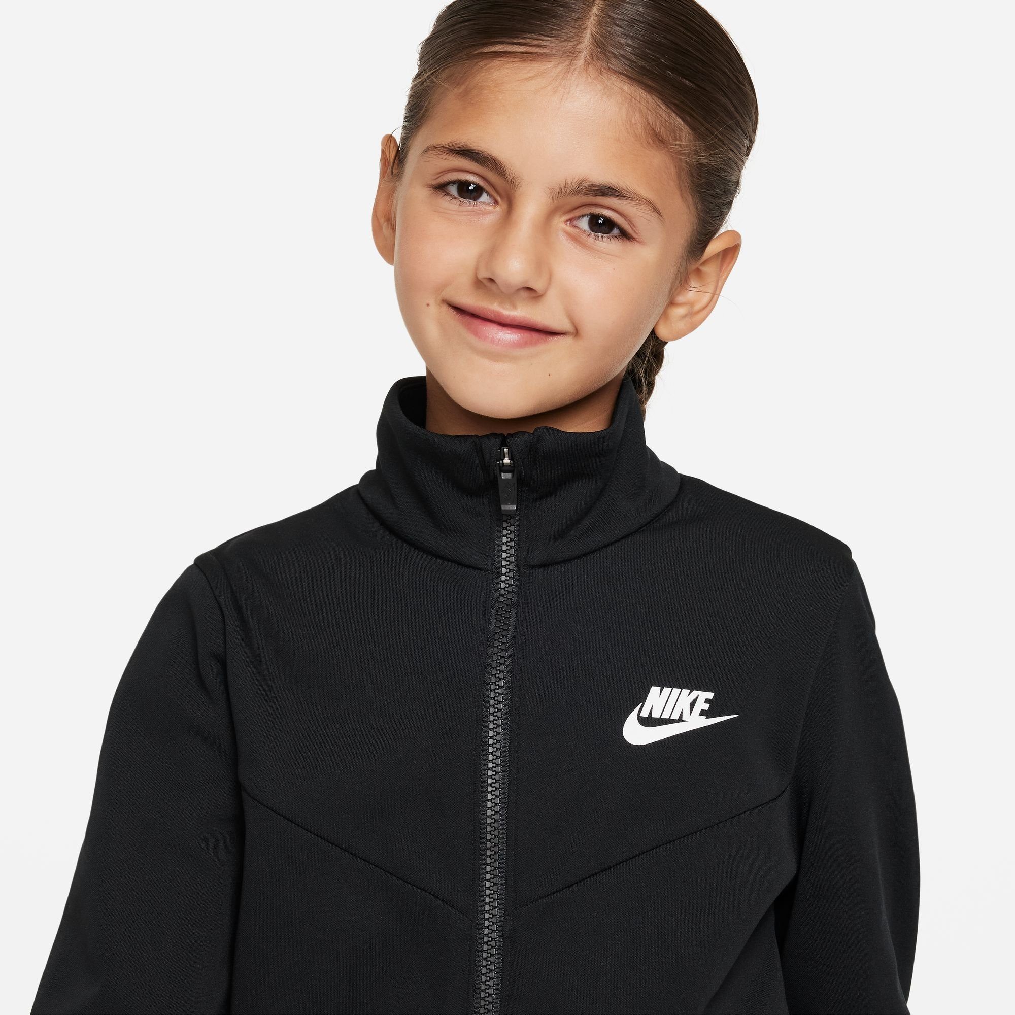 Nike Sportswear Trainingsanzug BIG KIDS' BLACK/BLACK/WHITE TRACKSUIT