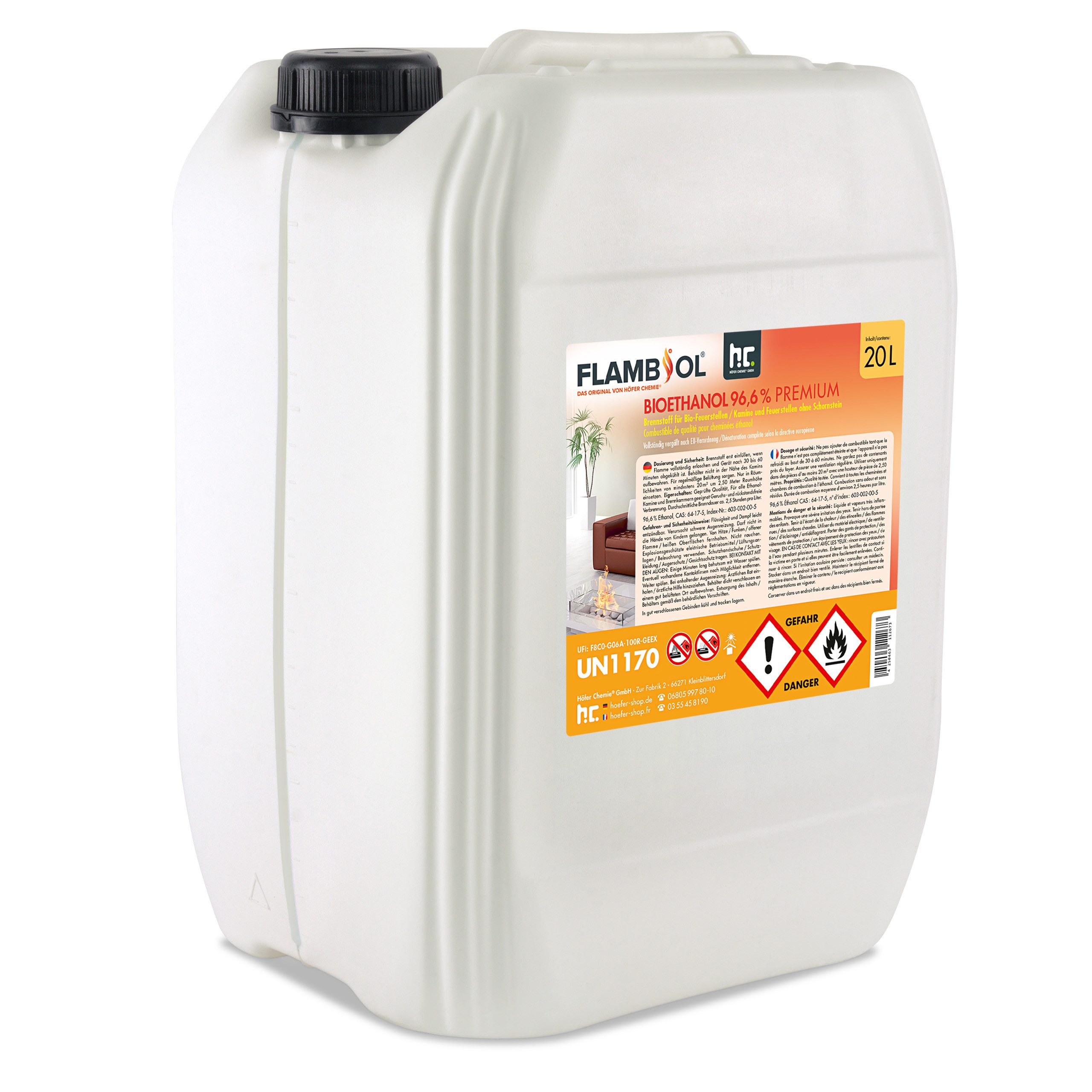 Höfer Chemie GmbH Bioethanol 20 L günstig online kaufen