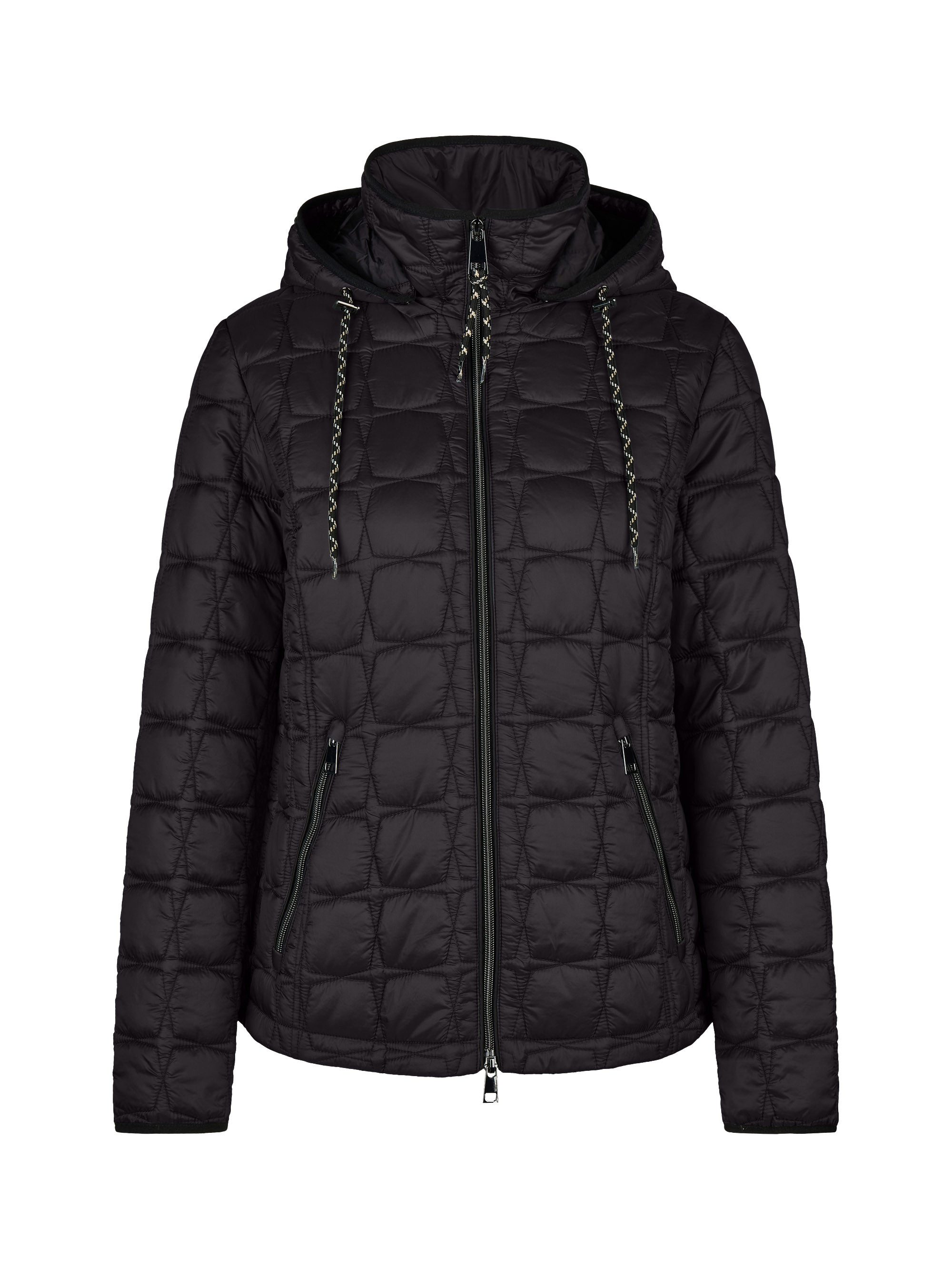 Barbara Lebek Steppjacke warme Damenjacke oder Herbstjacke mit abnehmbarer Kapuze
