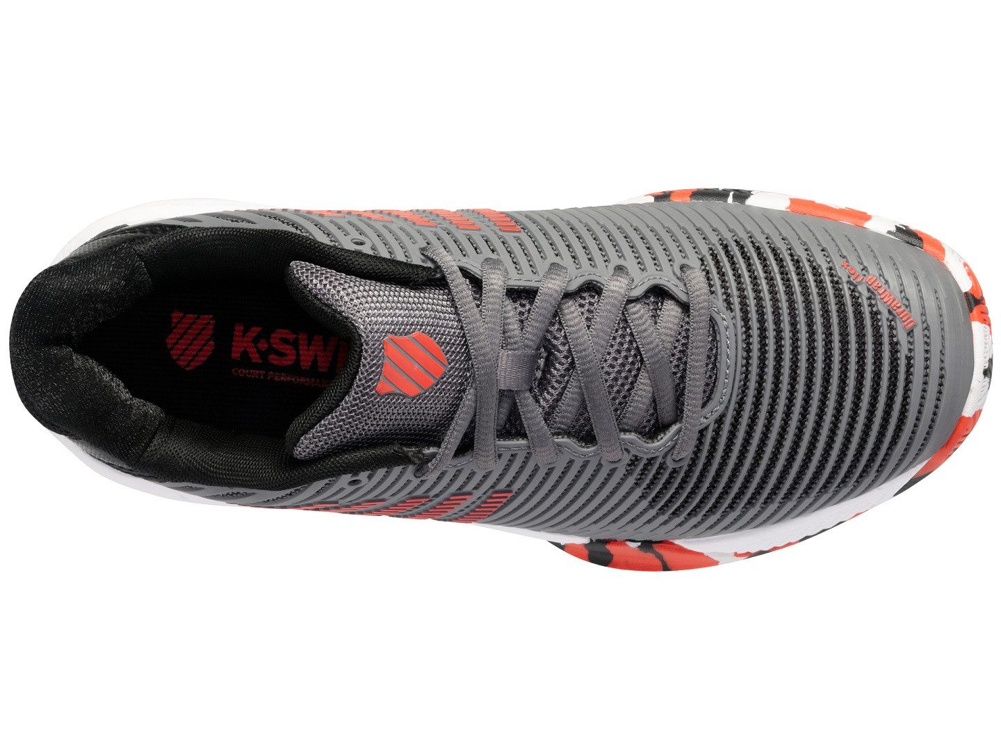 K-Swiss Performance Hypercourt Express 2 Allcourt stahlgrau Kinder Tennisschuh