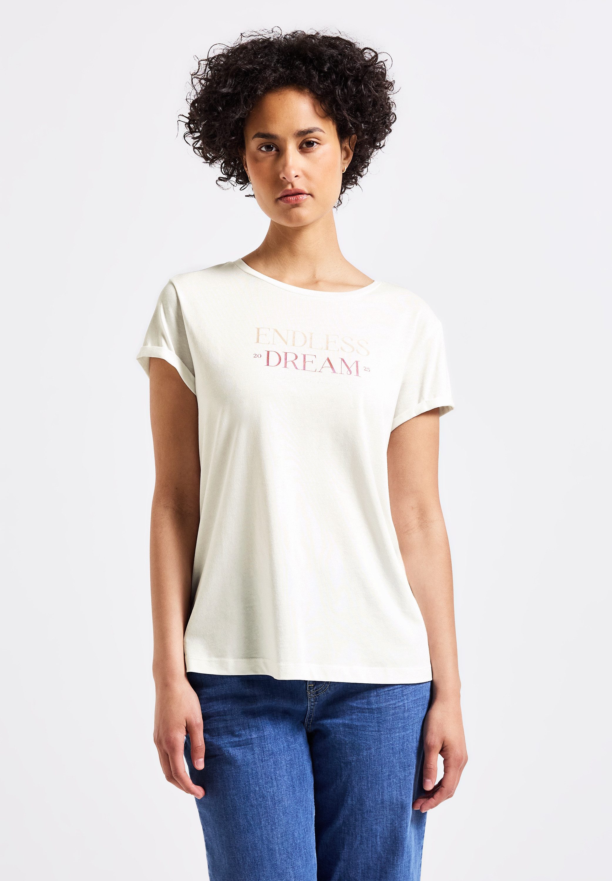 STREET ONE T-Shirt, mit Rundhalsausschnitt günstig online kaufen