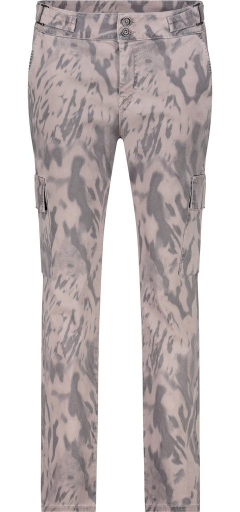 Monari 2-in-1-Hose Cargohose mit Tigermuster dark günstig online kaufen