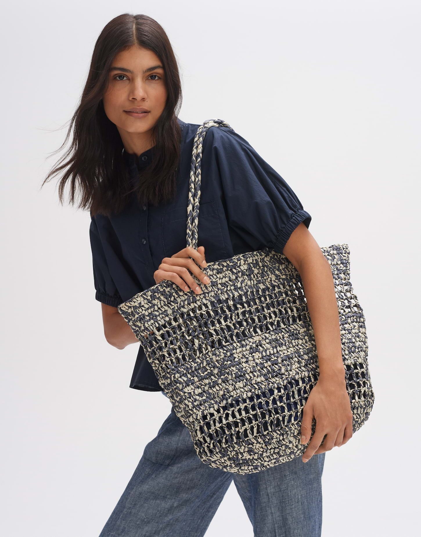OPUS Shopper Shopper ATACI aus natürlichem Stroh Material