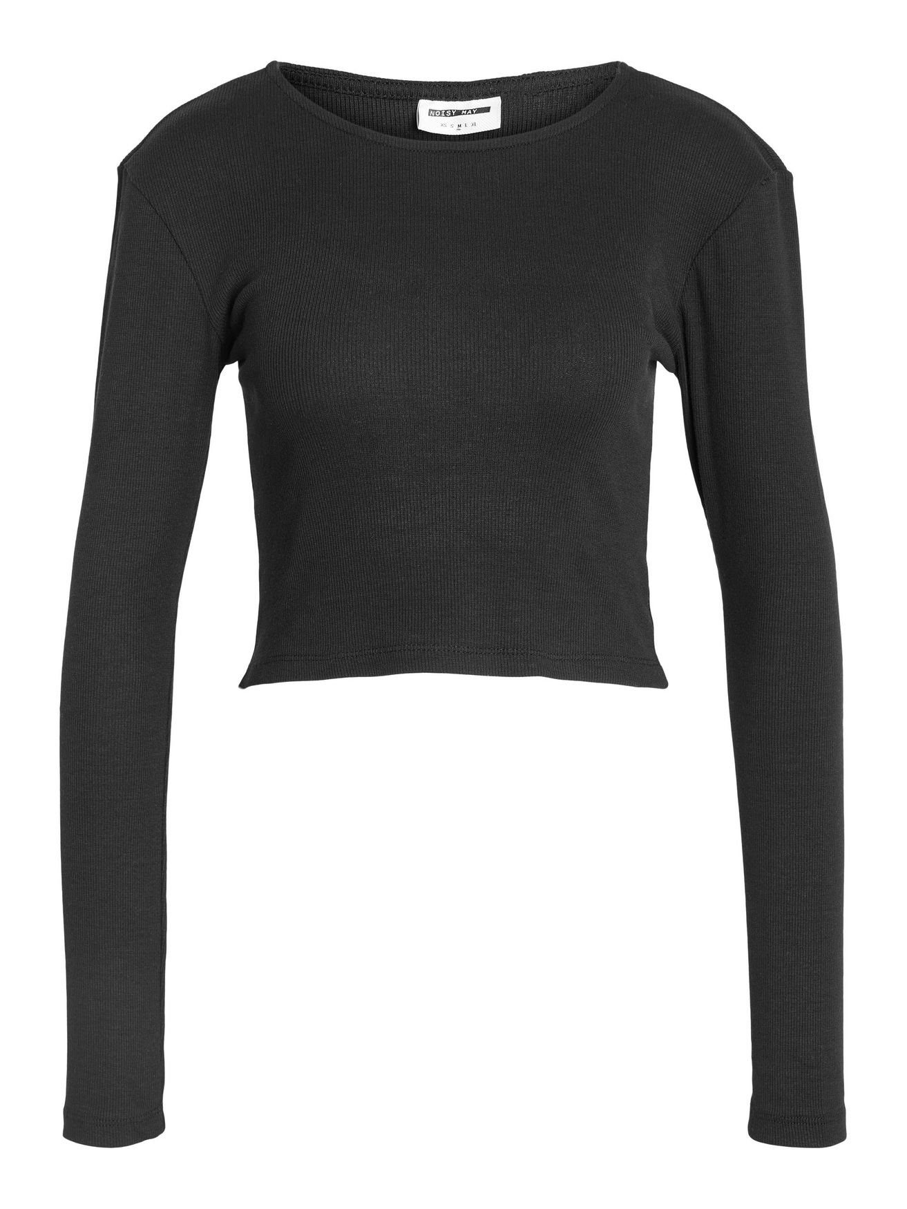 Noisy may T-Shirt Langarm Crop Top günstig online kaufen