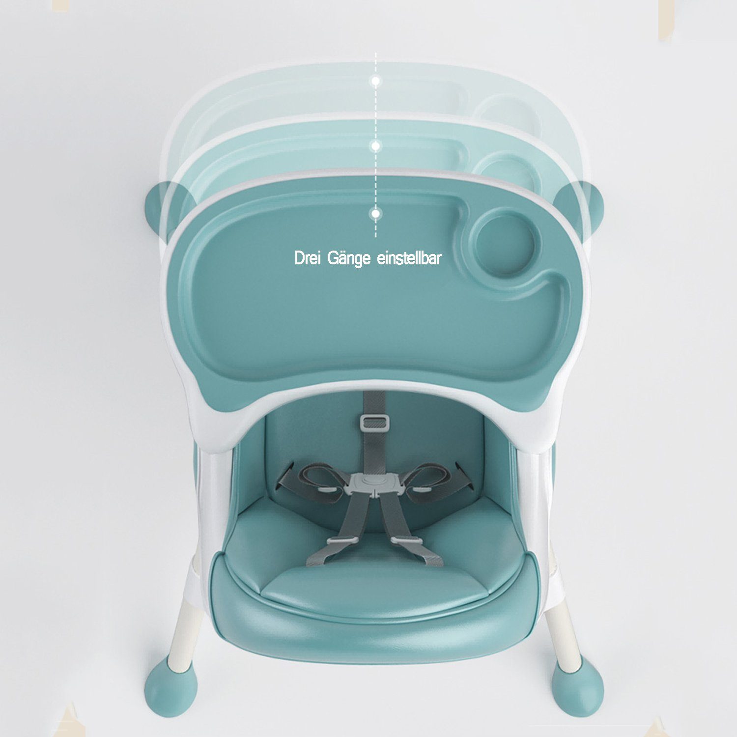 Seven Comfort Kinderklappstuhl Kinderhochstuhl (mit Ablagekorb, günstig online kaufen