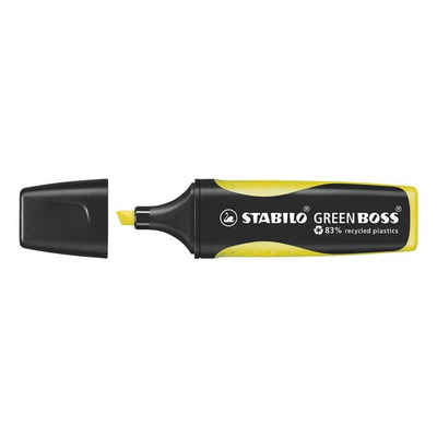 STABILO Marker Green BOSS®, (1-tlg), umweltfreundlicher Textmarker