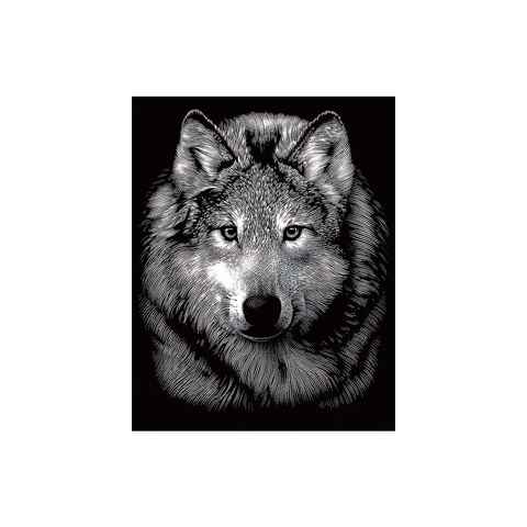 reeves Kunstdruck Wolf, 18 cm lang