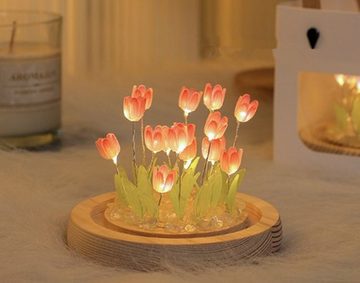 XDeer Muttertagskarte Nachtlicht,Handgemachtes DIY-Tulpen-Nachtlicht, Geschenk zum Muttertag,Geschenk für Mama