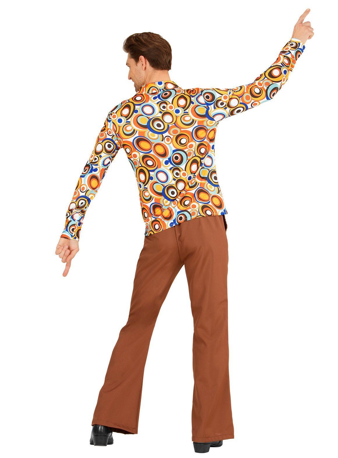 Widdmann T-Shirt 70er Hemd Bubbles Für Schlager- und Mottopartys: bunte Her günstig online kaufen