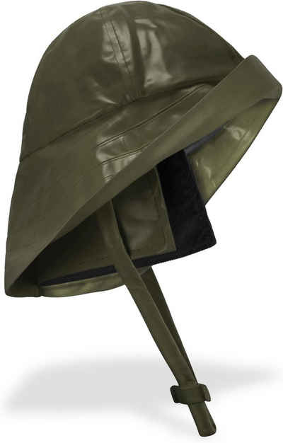 normani Fischerhut »Südwester Regenhut Cork« (1-St) Unisex Regenmütze mit Kinnband, breiter Krempe und Innenfutter - Wasserdichter Angelhut
